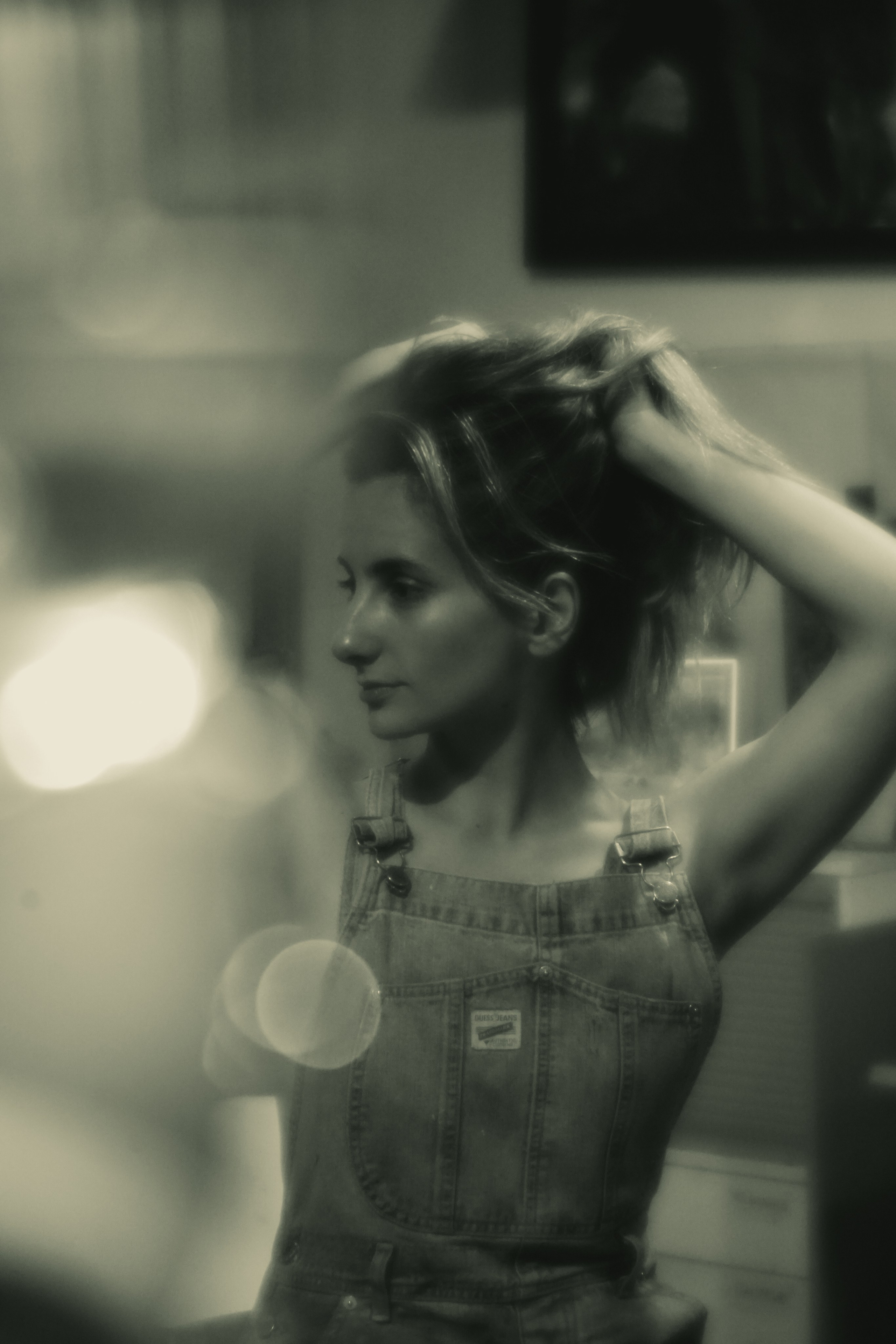 фотограф Фирсова Лиза, съёмка на монокль, Бёхово , портрет художника 