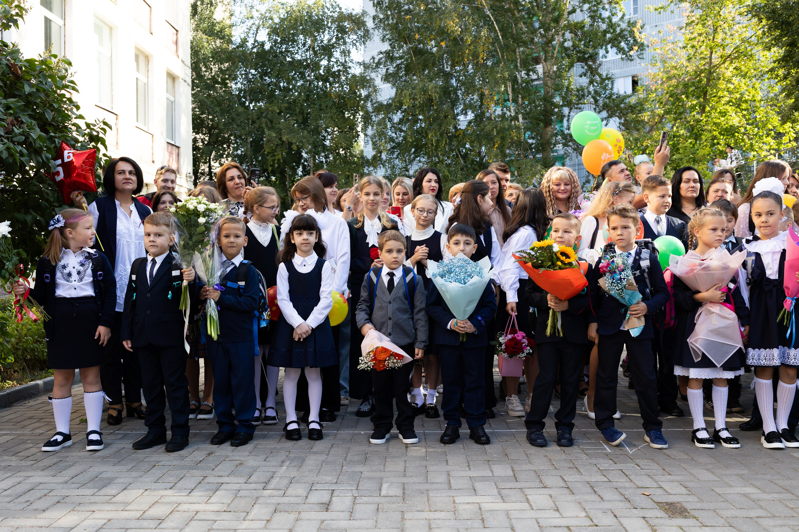 Линейка 1 сентября. Профессиональный Фотограф в Москве Андрей Славнов