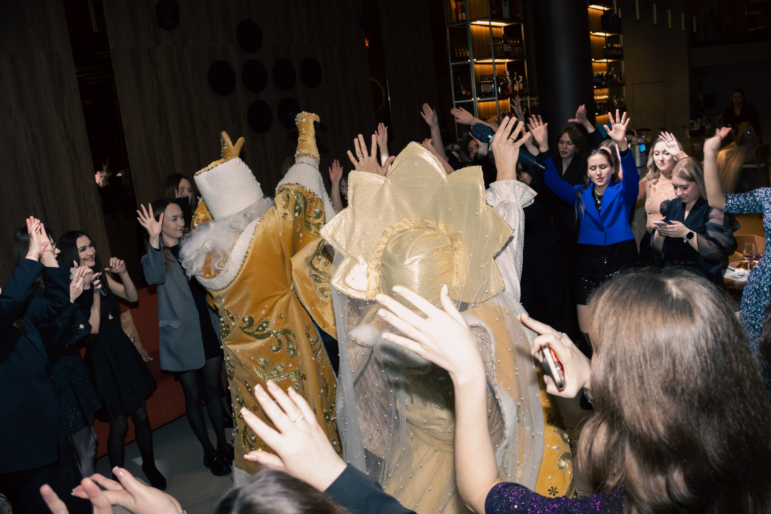 Новогодний корпоратив Альфа-Банк, ресторан Журавли