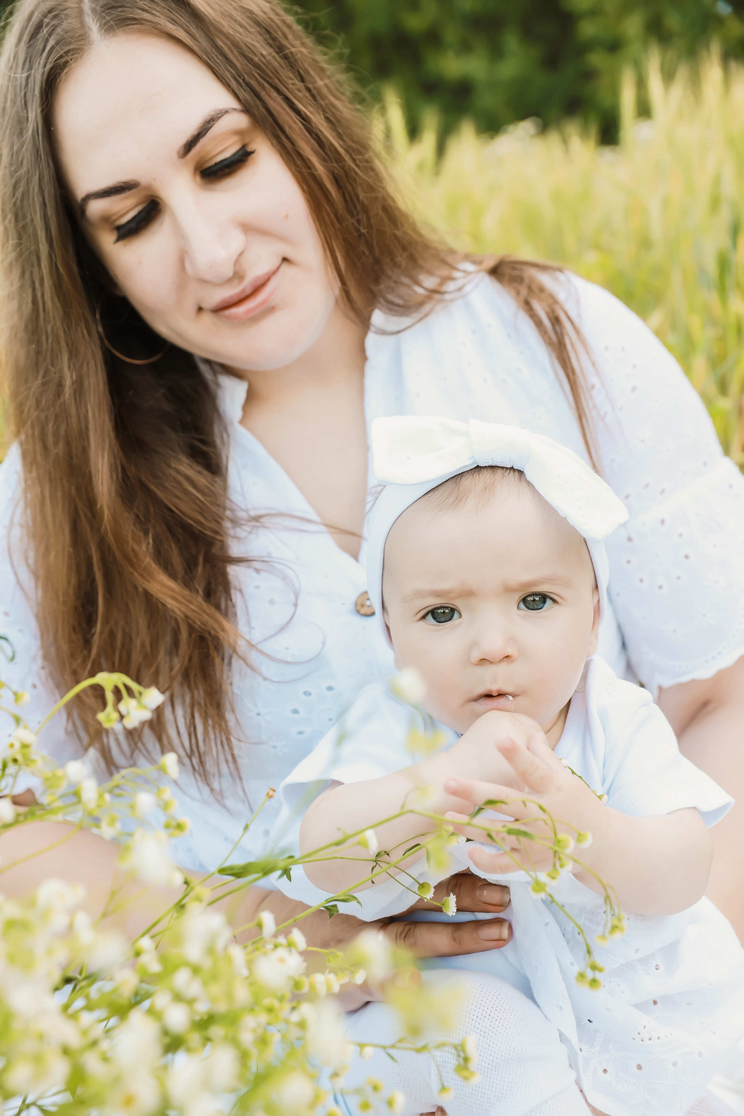 Семейная в колосках. Школьный и детский фотограф Старожилово