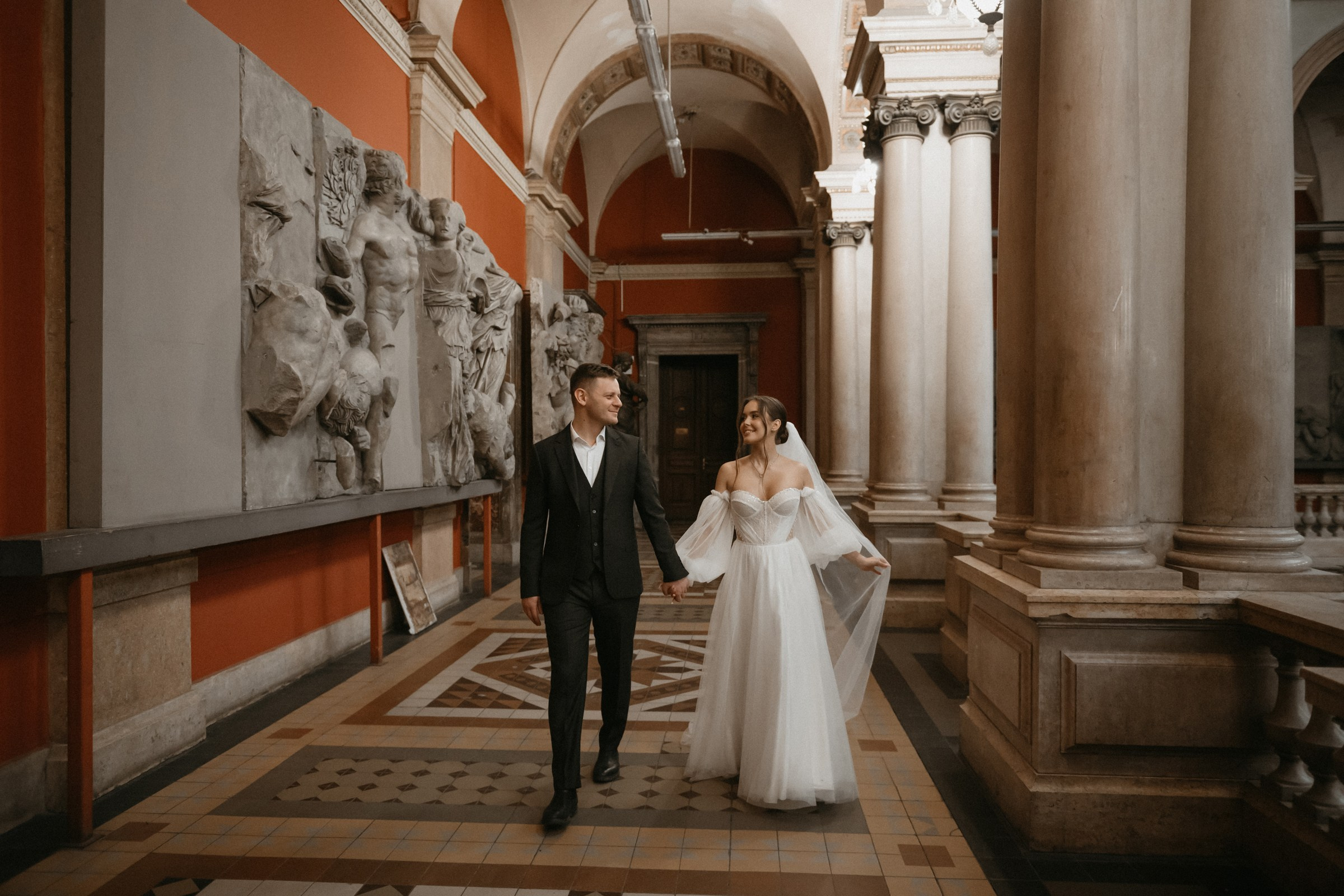 свадебная фотосессия в академии Штиглица