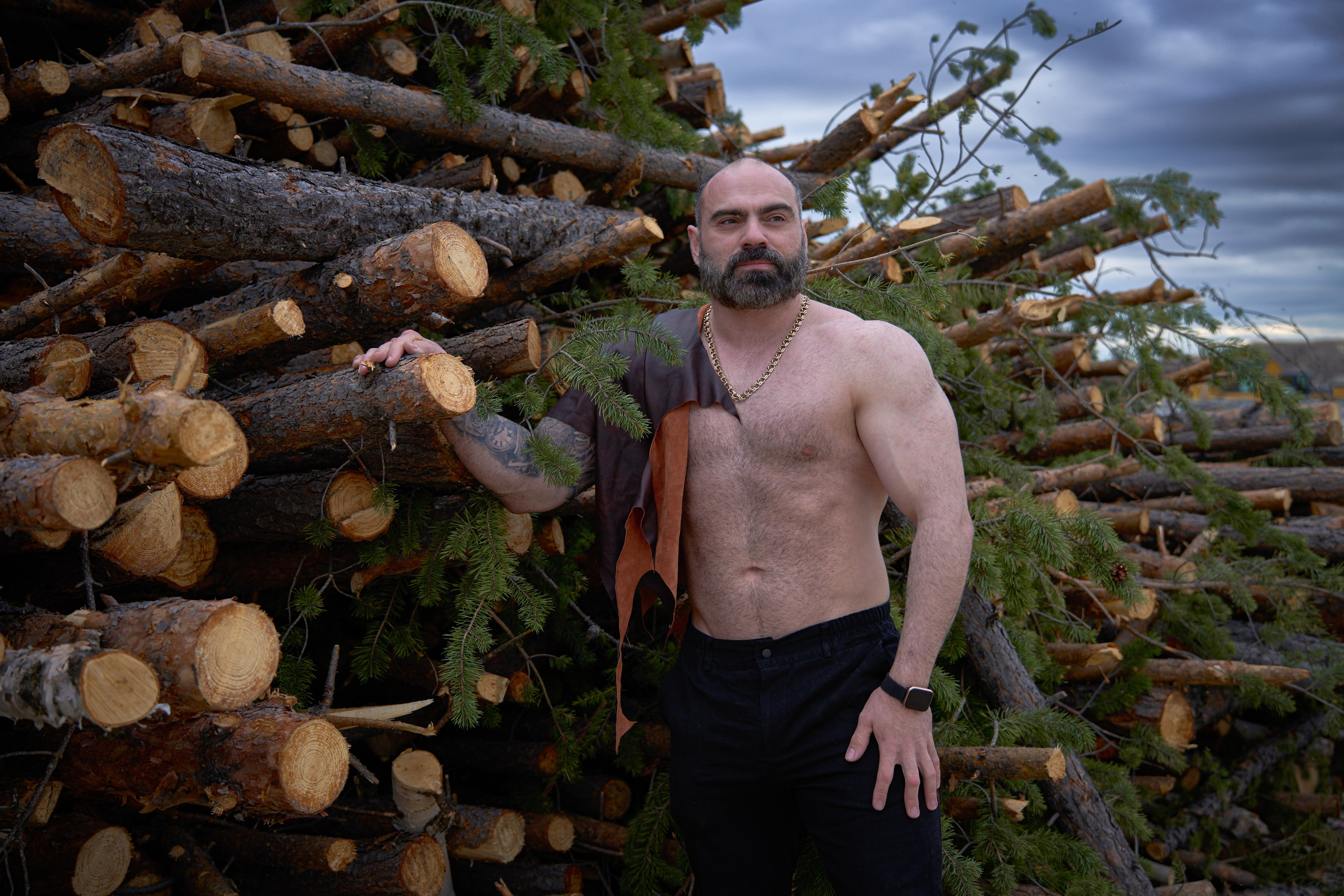 Лесоруб. Фотограф Галина Иванова в Надыме