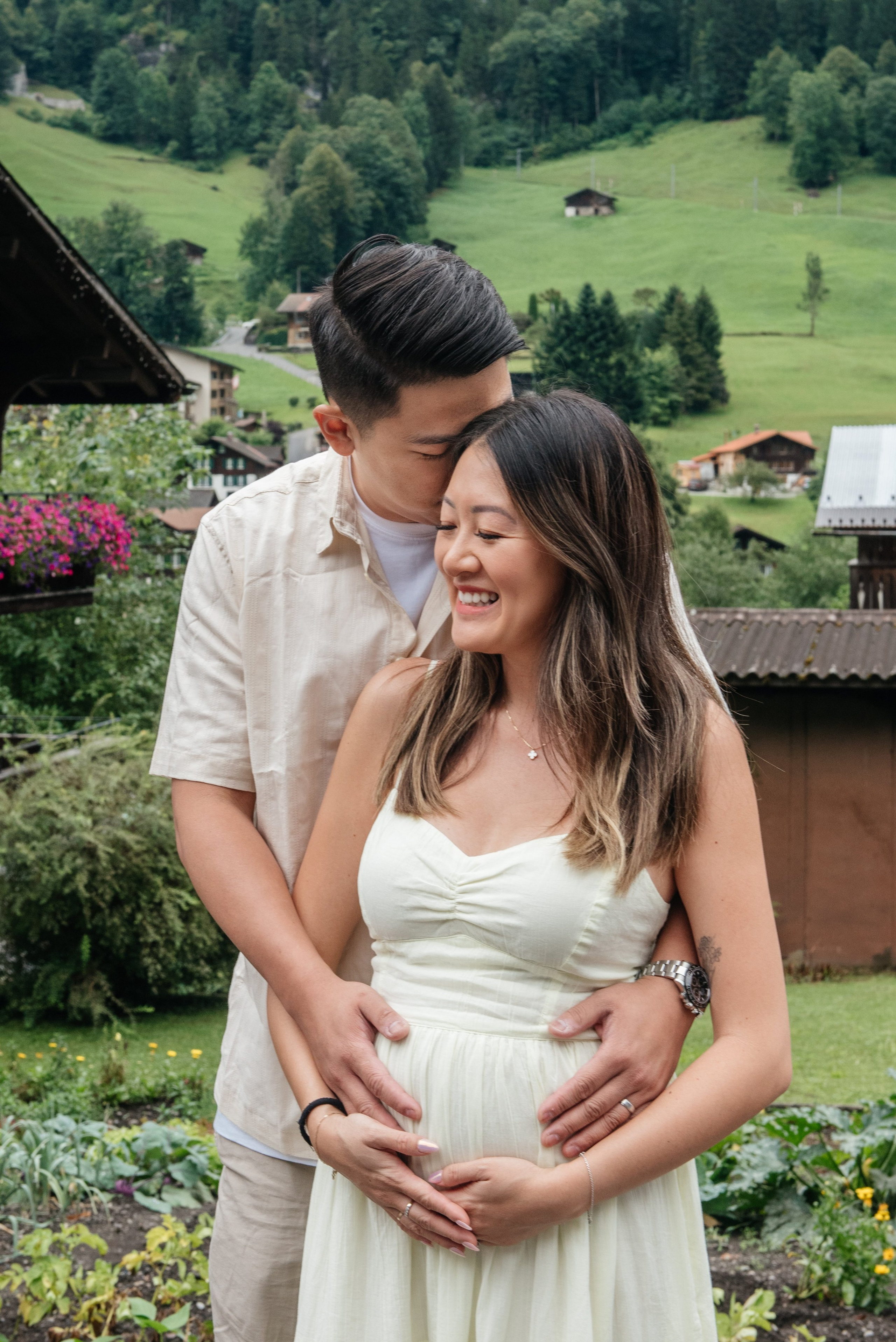 Peggy and Michael (pregnancy). Photographer in Switzerland and Europe Anna Alekseenko