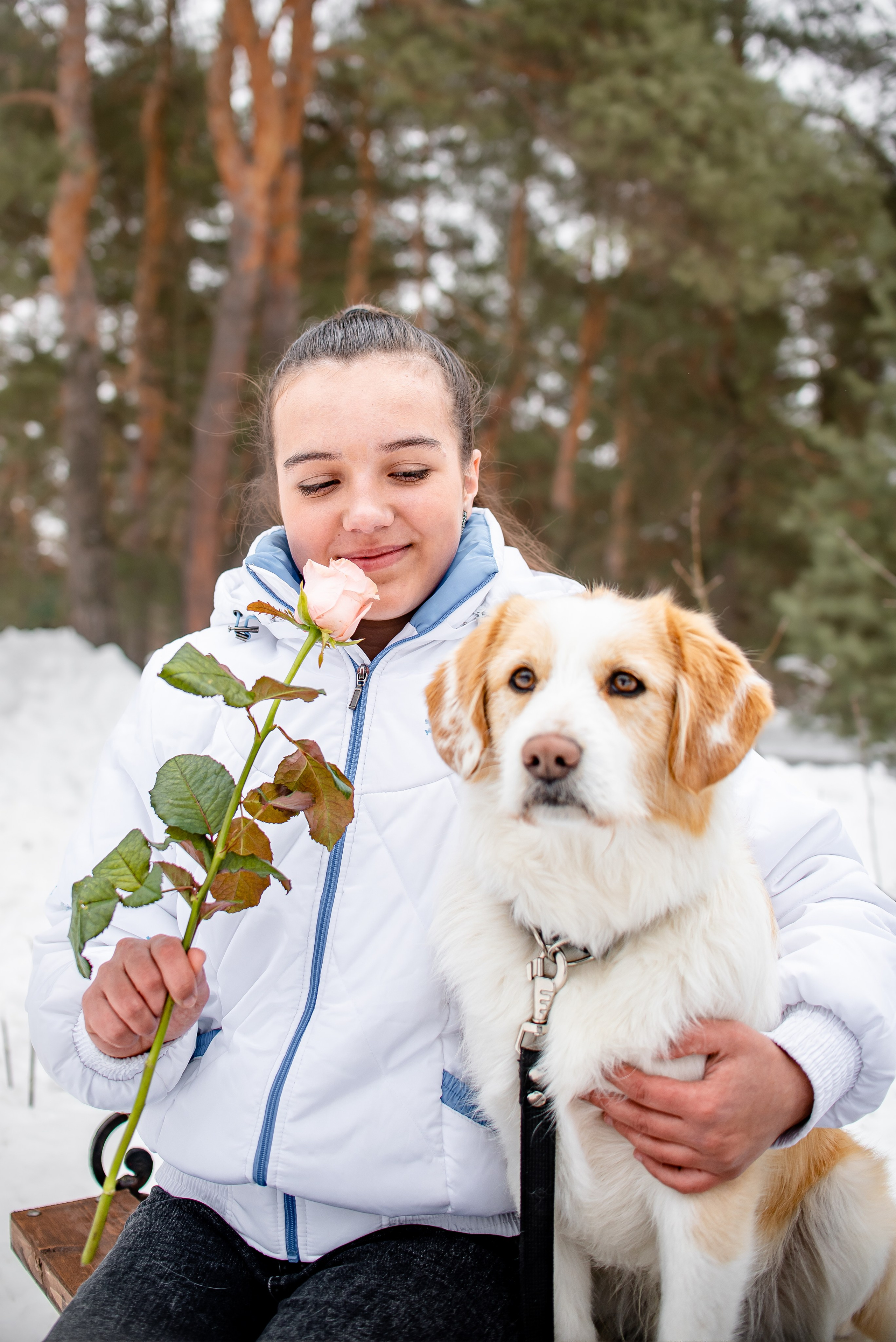 Прогулочная фотосессия с собакой. Фотограф Макс Огурцов в Нижнем Новгороде