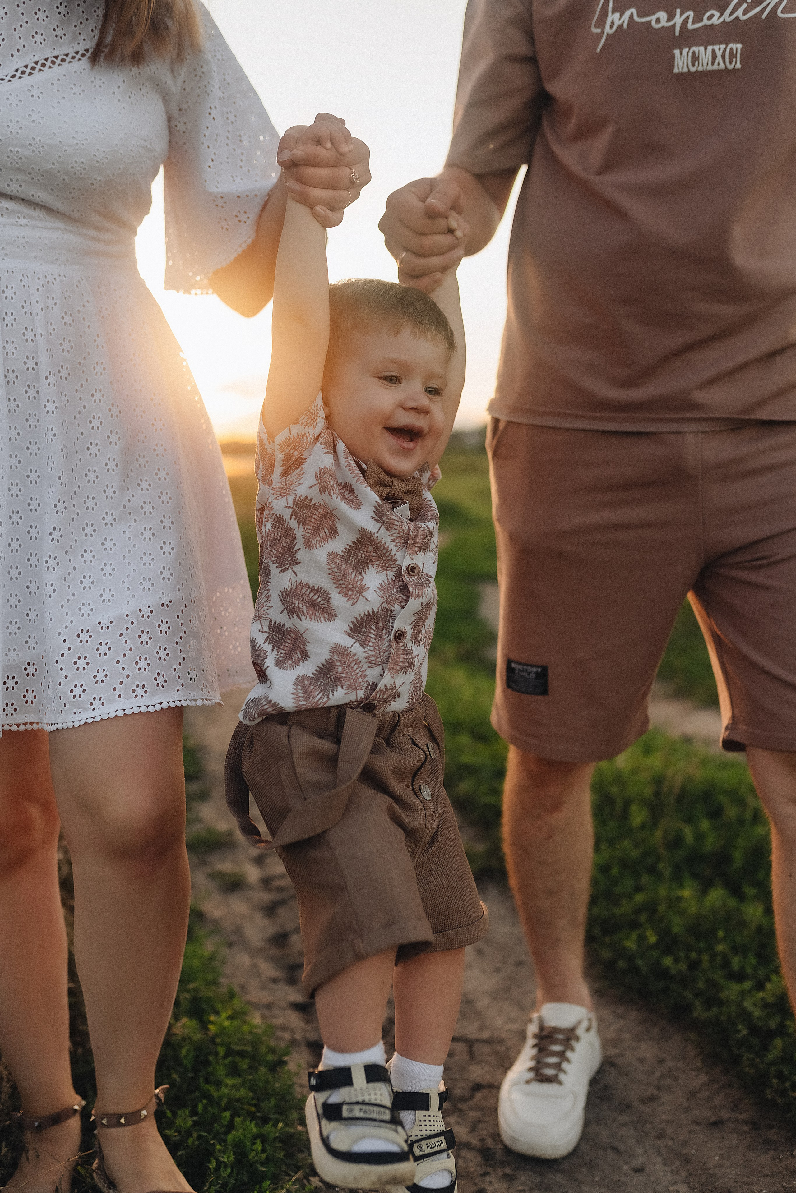 Светлана, Сергей и Женя | Семейная съемка на закате. Фотограф Карина Шмулёва. Воронеж и область