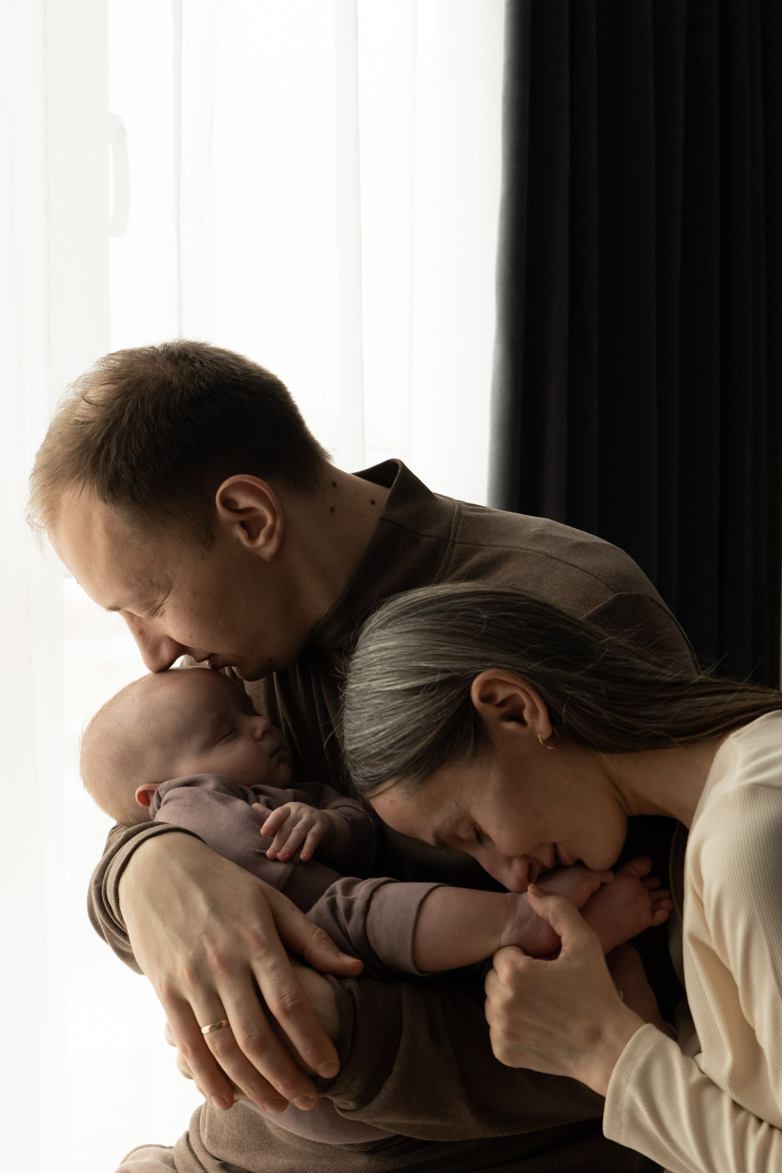 Домашняя новогодняя фотосессия с малышом. Фотограф видеограф Ольга Василевская