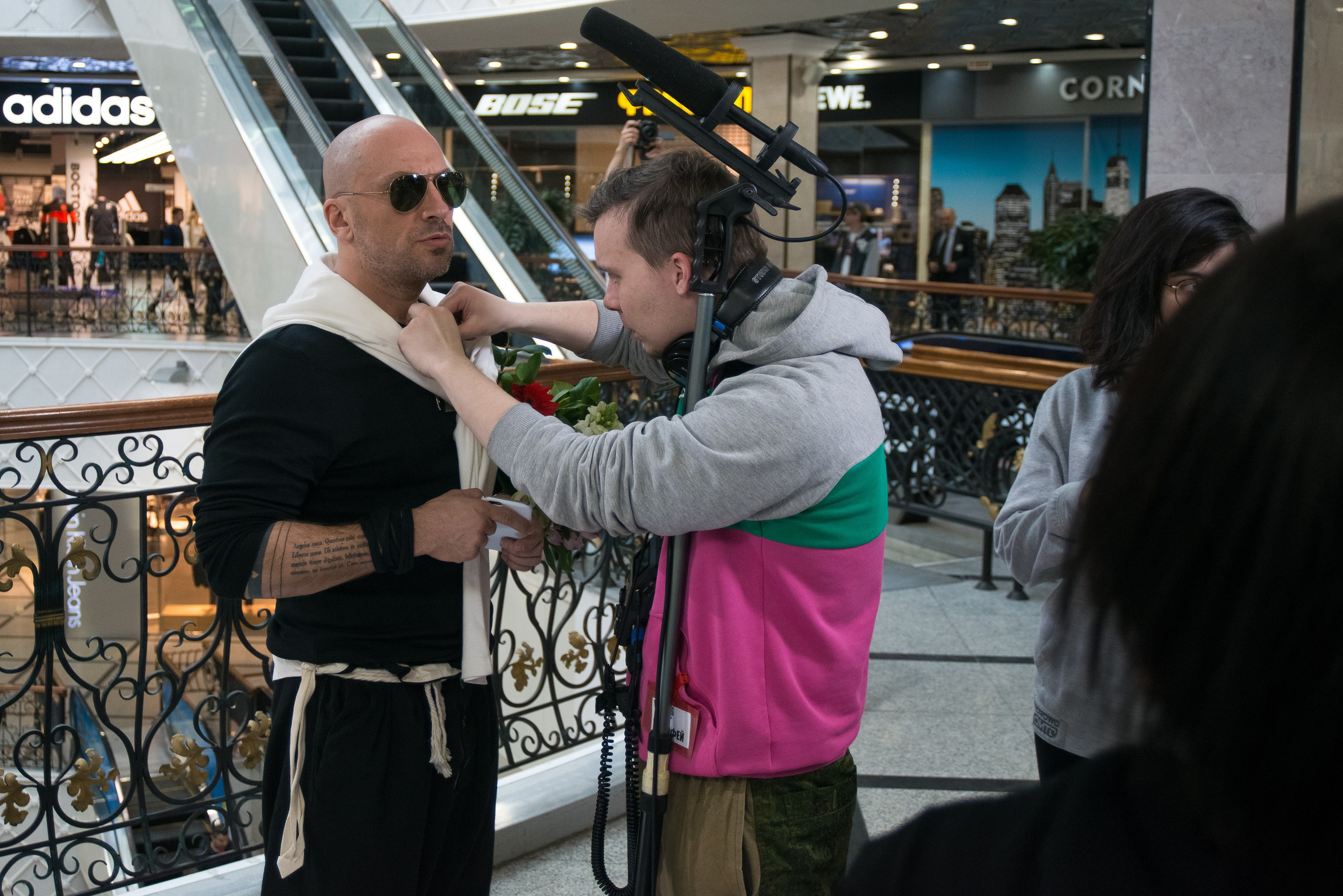 репортажная сьемка бекстейджа со съемки рекламы в Екатеринбурге