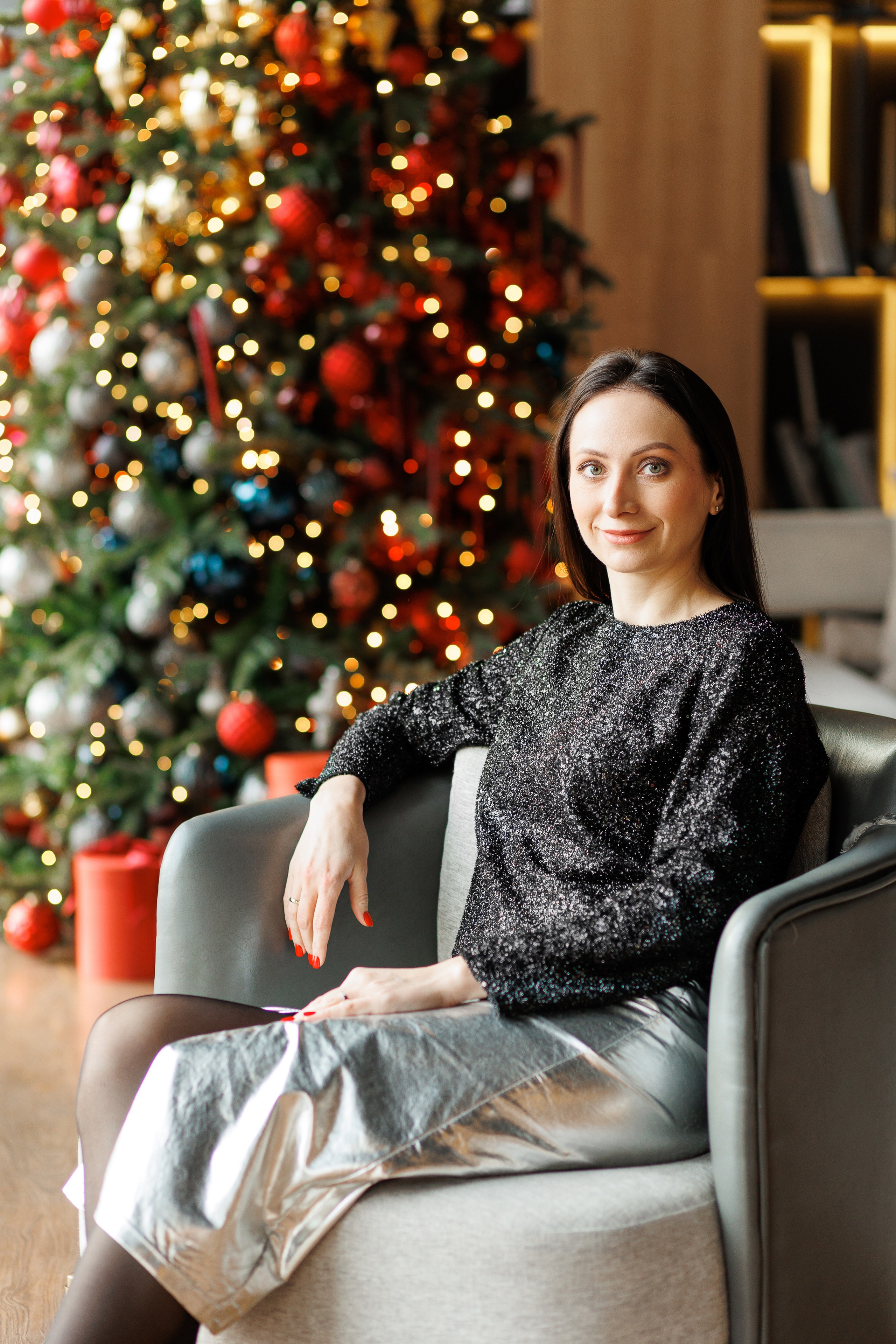 Лариса Новогодняя фотосессия. Фотограф Щелково/ Москва Татьяна Жучкова