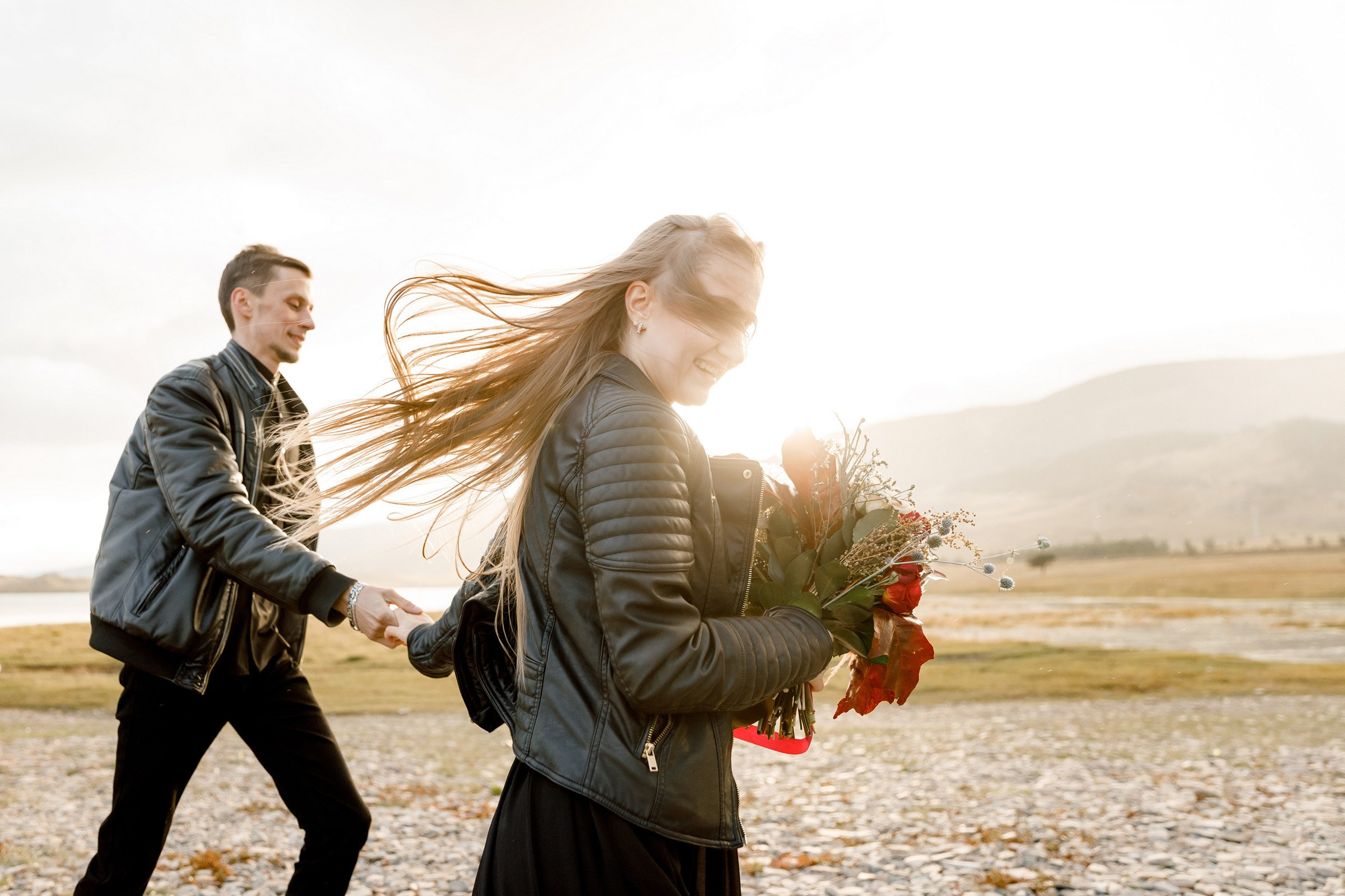 Полина и Женя. Лес, кожанки и 2 дня кайфа. Свадебный фотограф в Иркутске Сапаров Александр