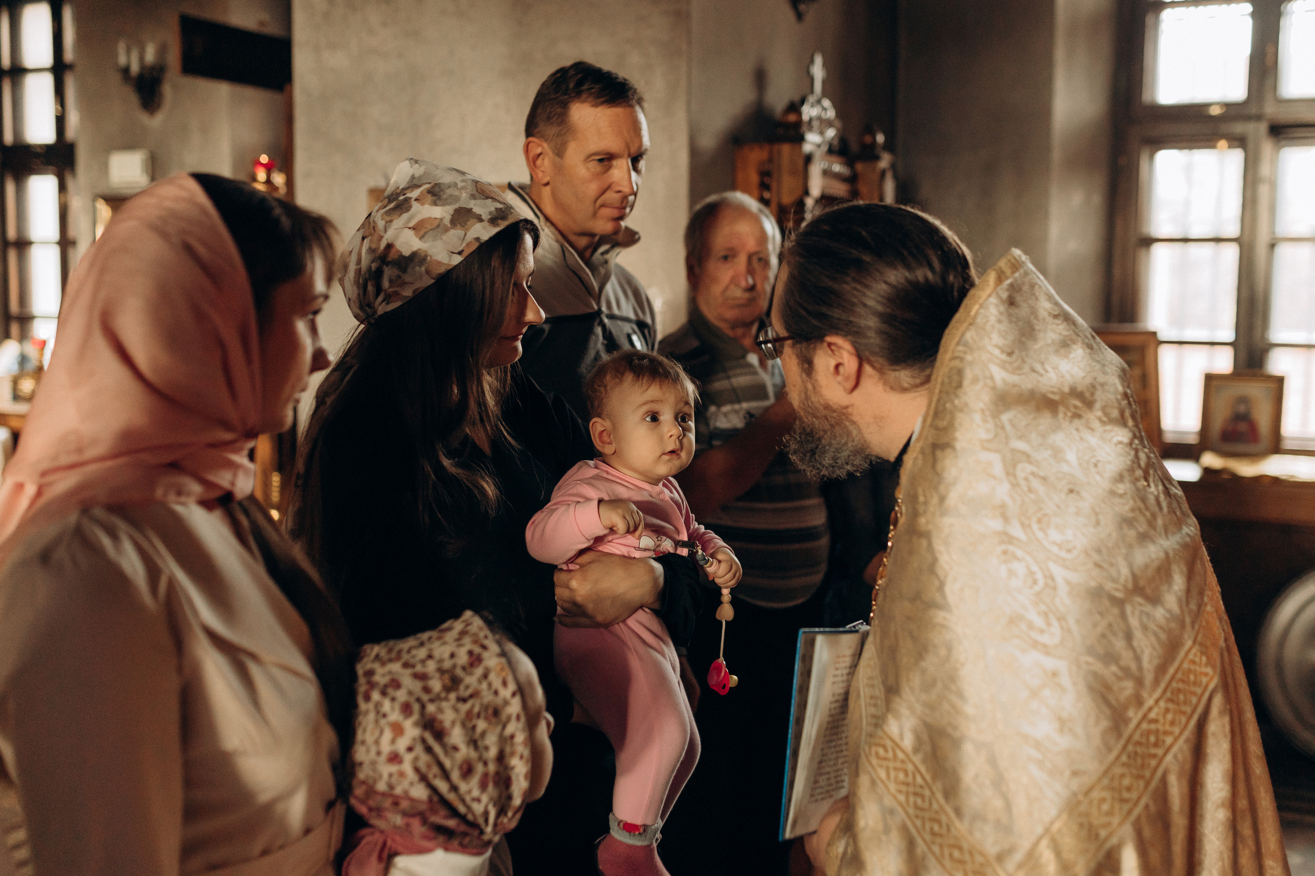 Крещение Софьи.Русиново. Семейный фотограф в Обнинске