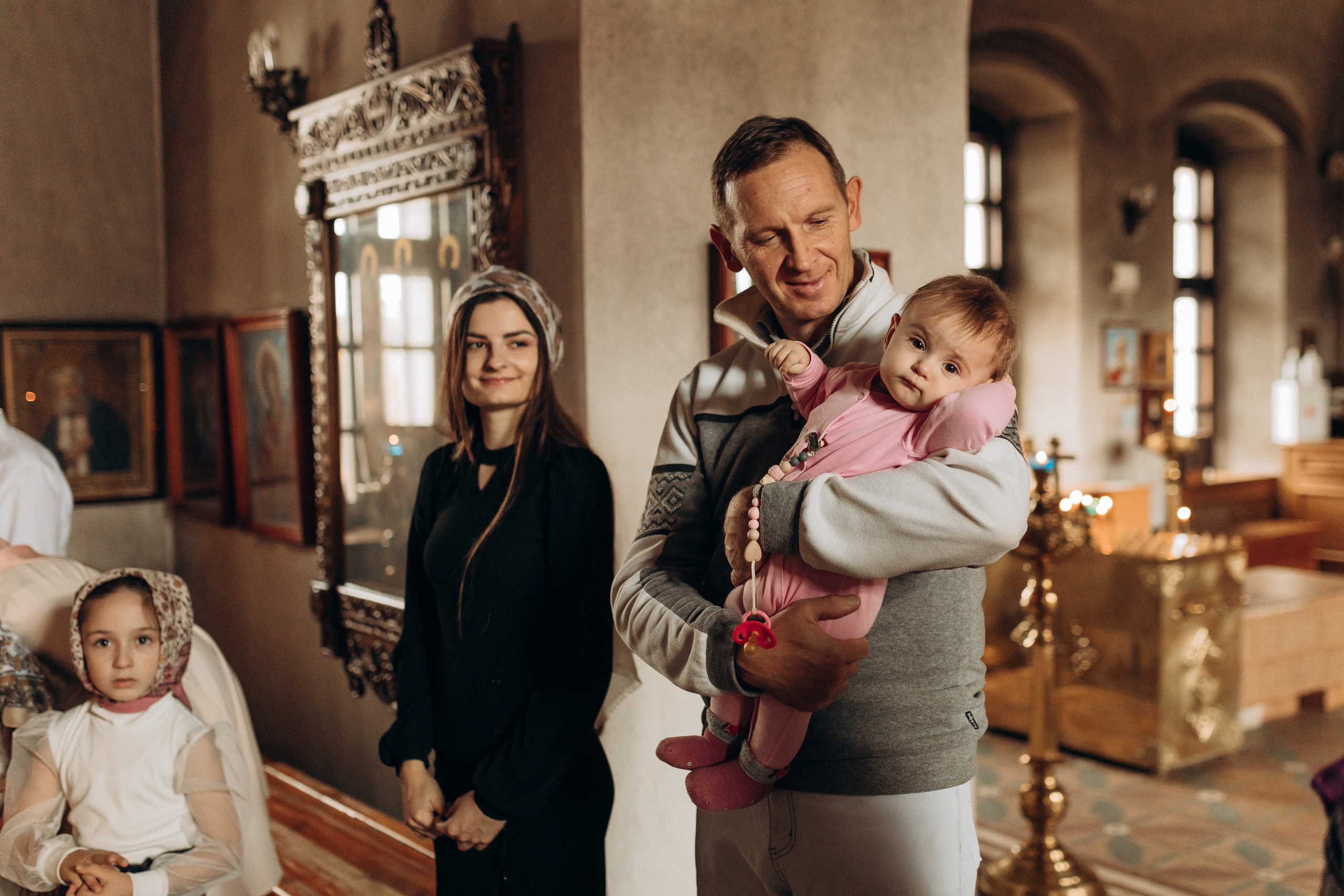 Крещение Софьи.Русиново. Семейный фотограф в Обнинске