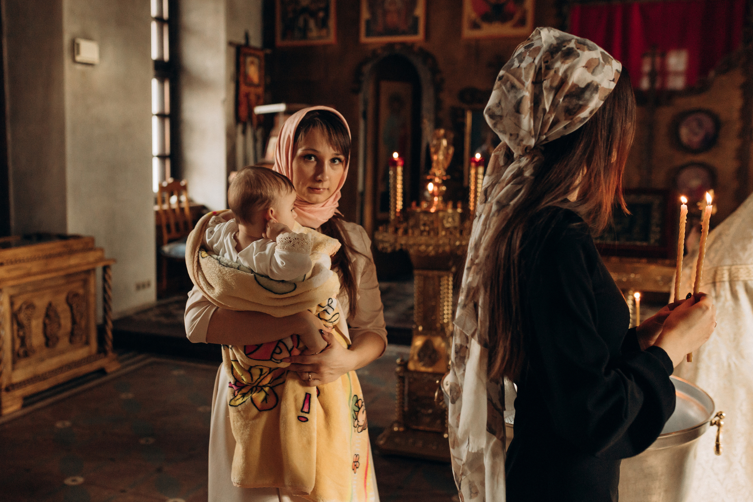 Крещение Софьи.Русиново. Семейный фотограф в Обнинске