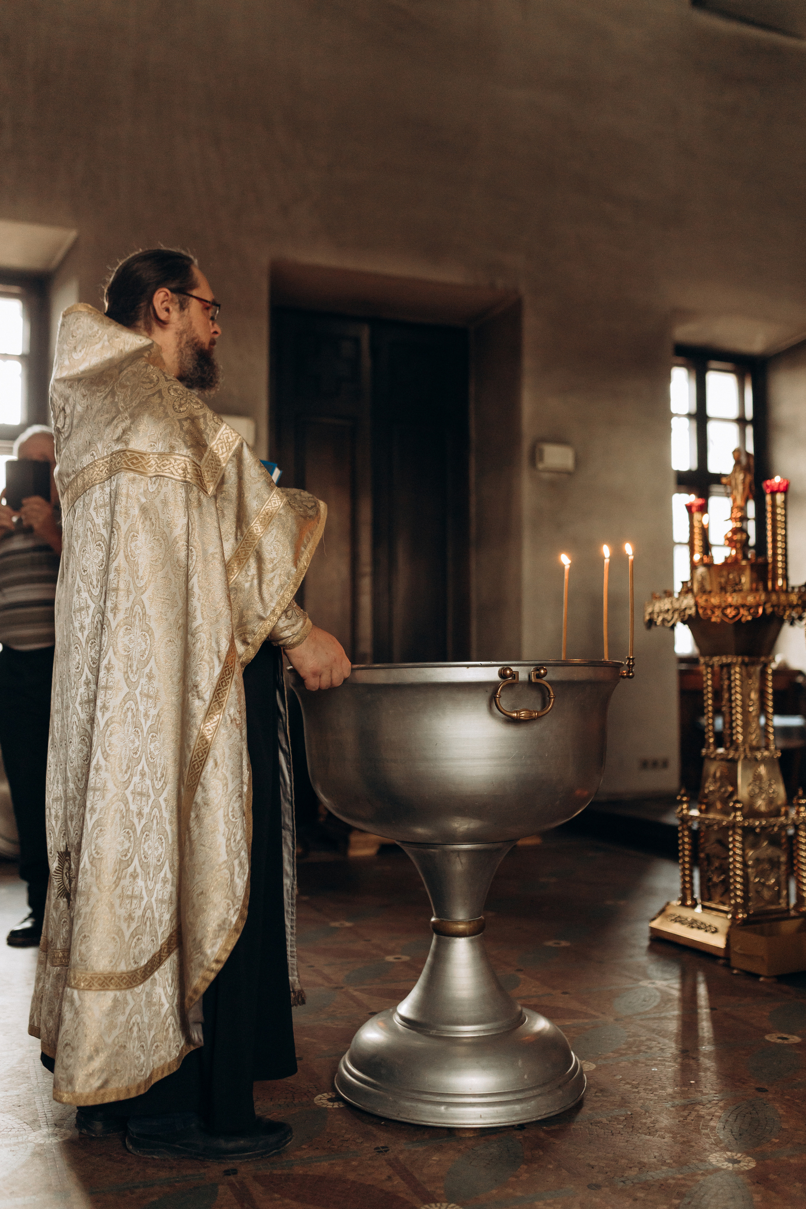 Крещение Софьи.Русиново. Семейный фотограф в Обнинске