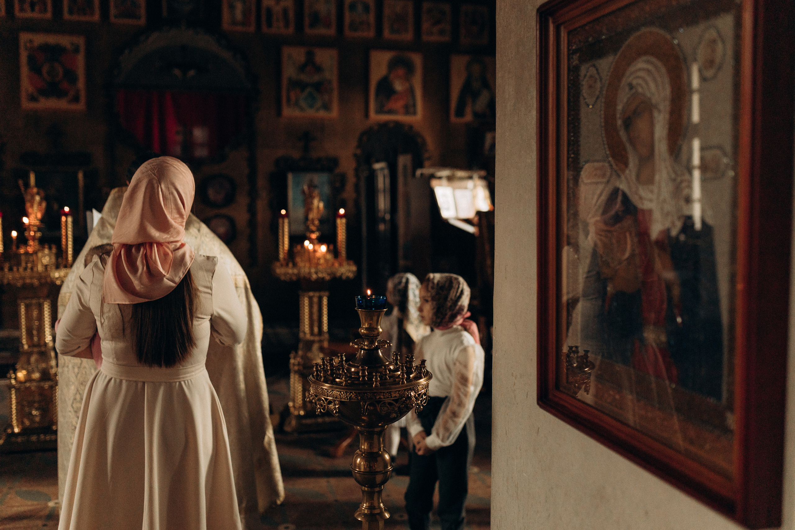 Крещение Софьи.Русиново. Семейный фотограф в Обнинске