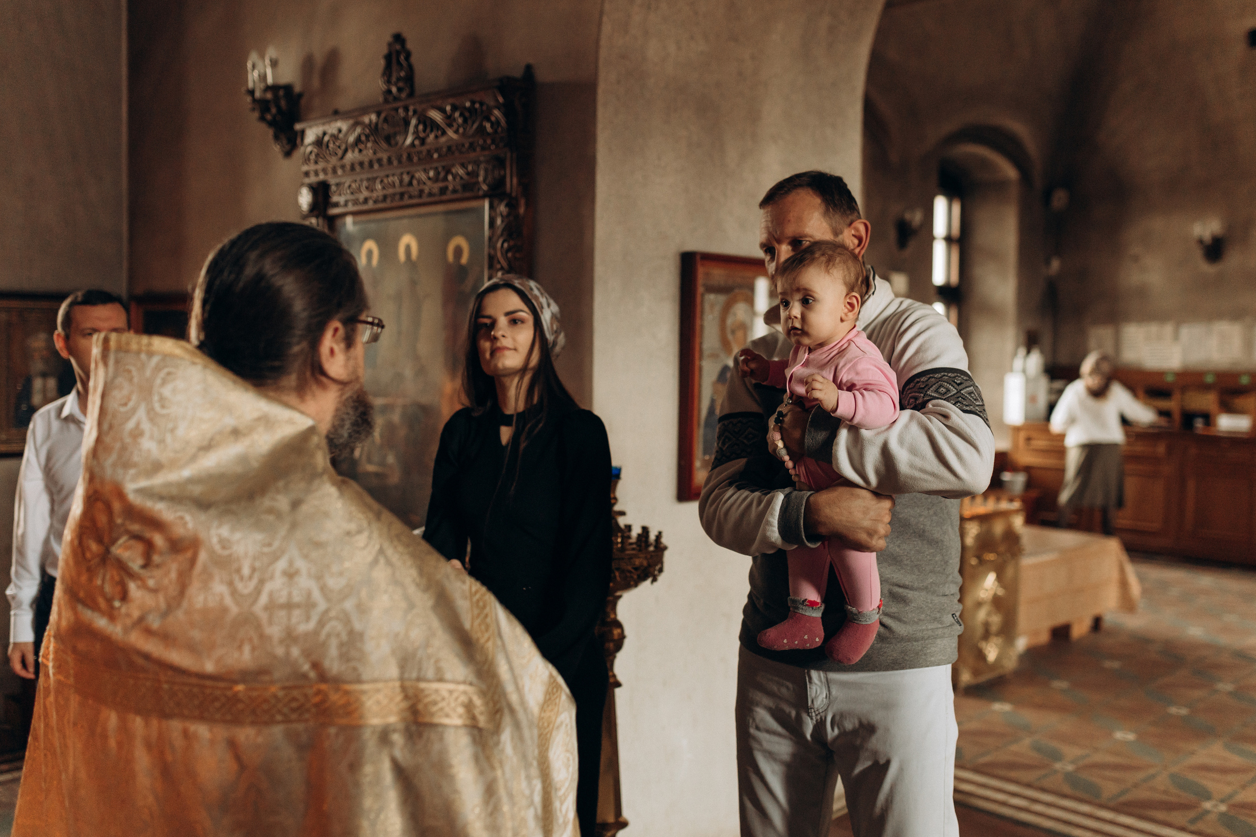 Крещение Софьи.Русиново. Семейный фотограф в Обнинске