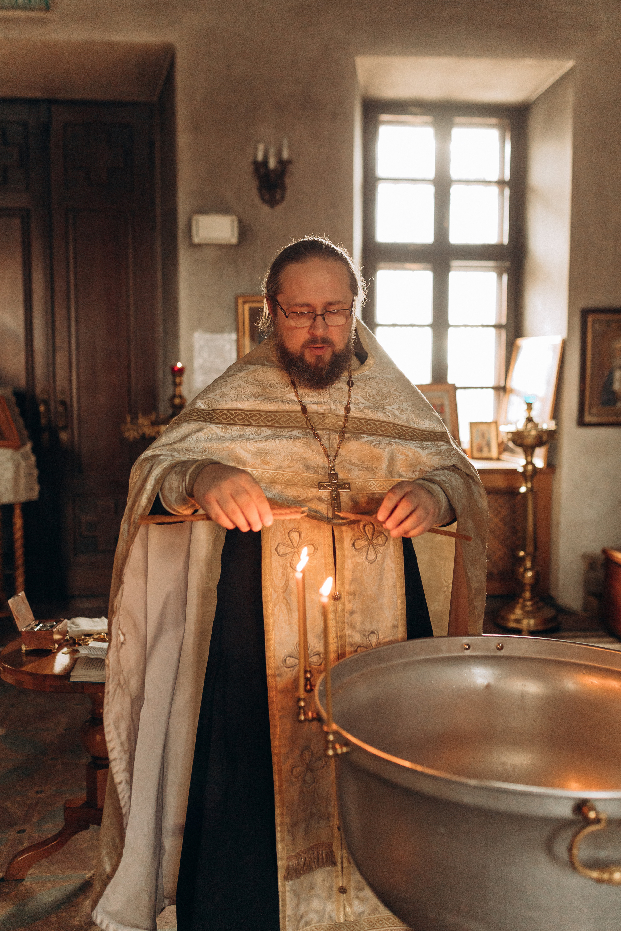 Крещение Софьи.Русиново. Семейный фотограф в Обнинске