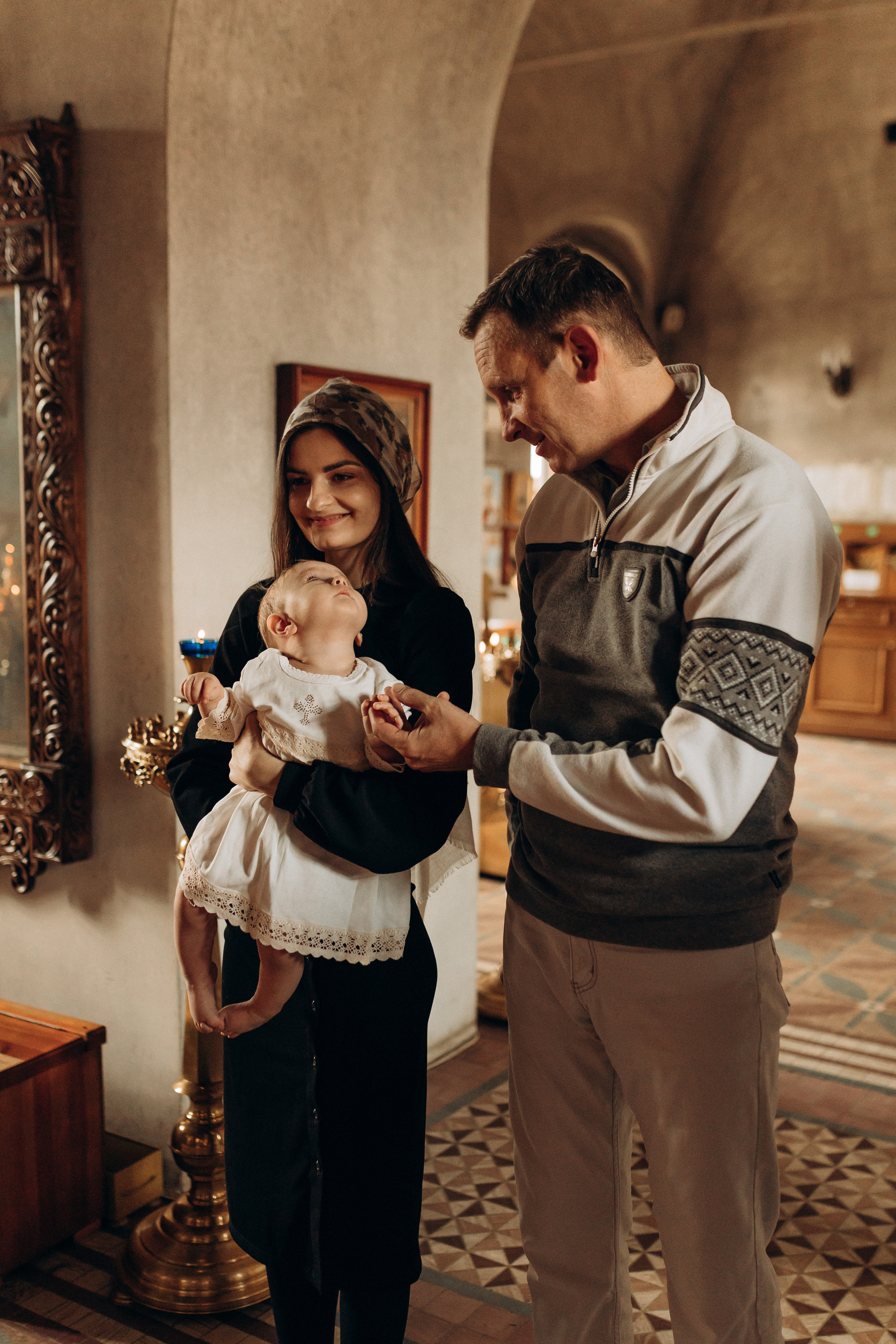 Крещение Софьи.Русиново. Семейный фотограф в Обнинске