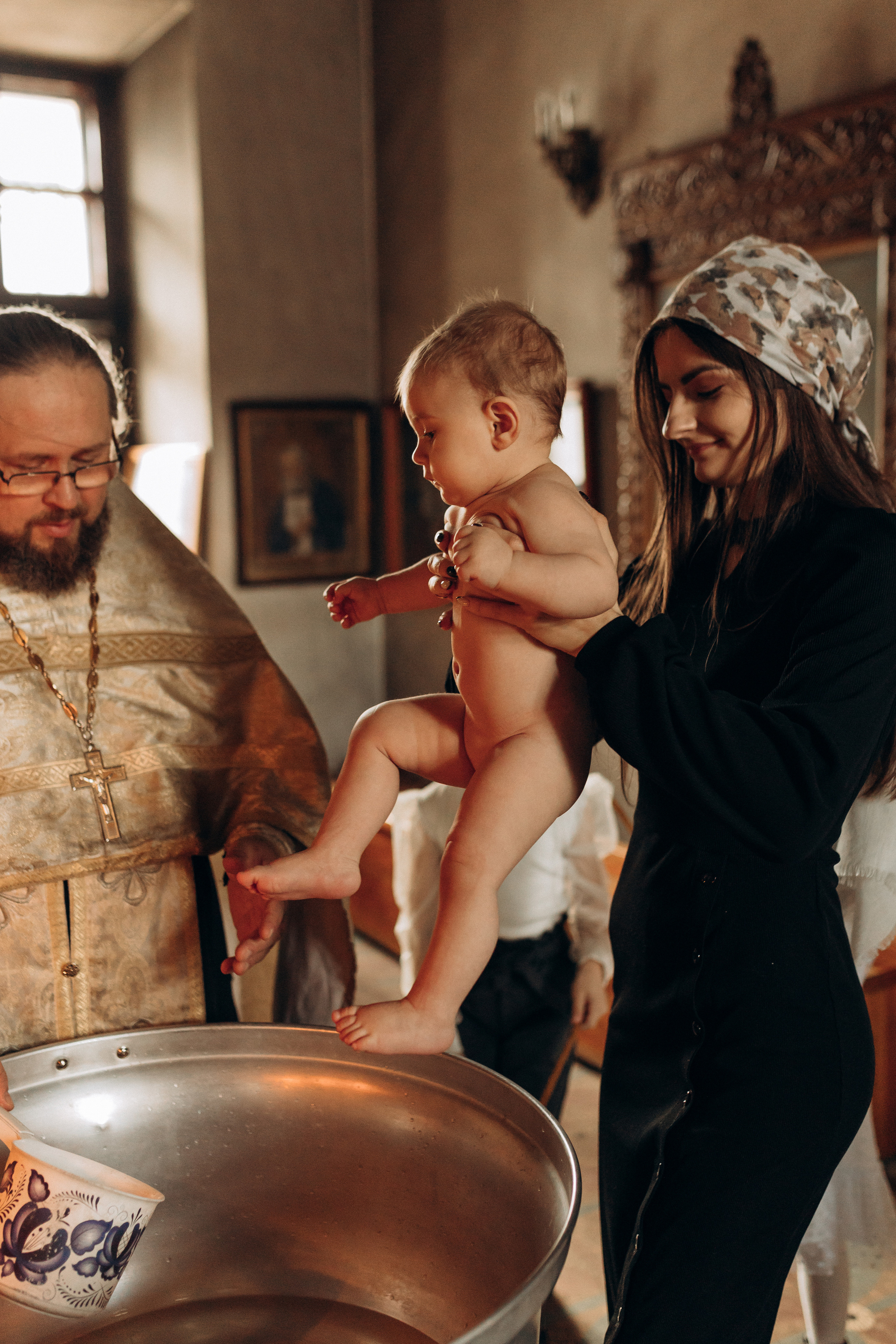 Крещение Софьи.Русиново. Семейный фотограф в Обнинске