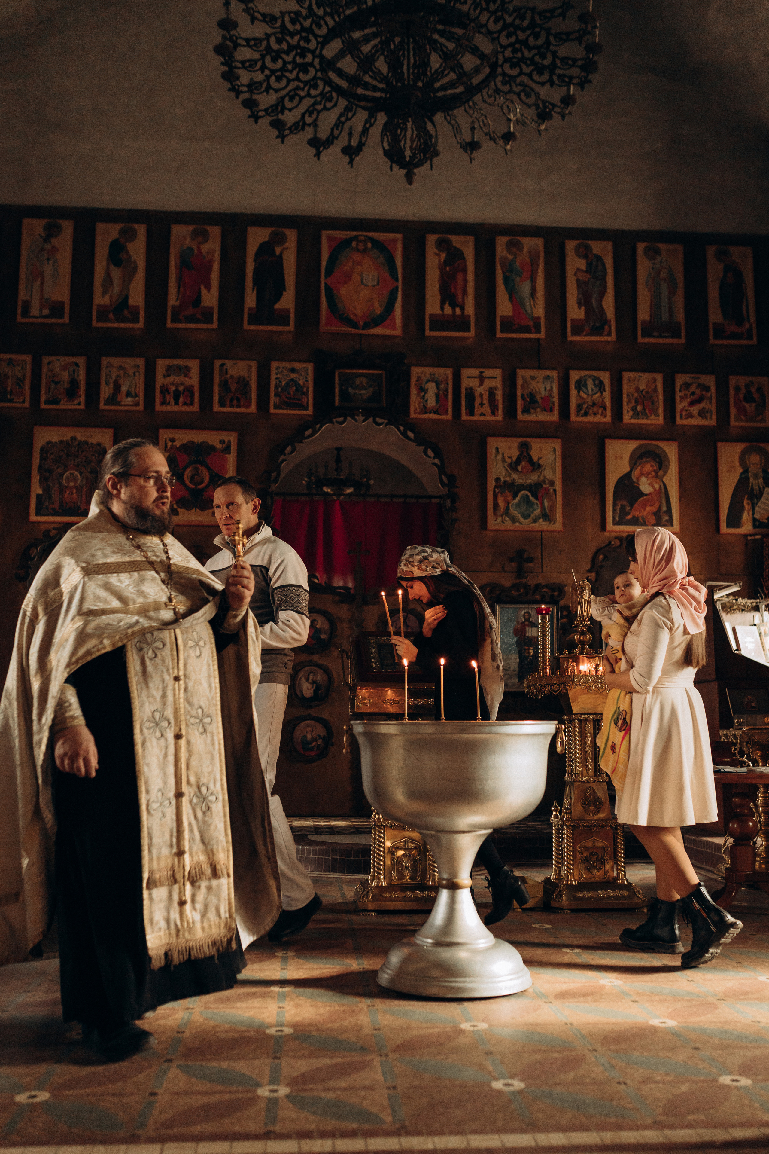 Крещение Софьи.Русиново. Семейный фотограф в Обнинске