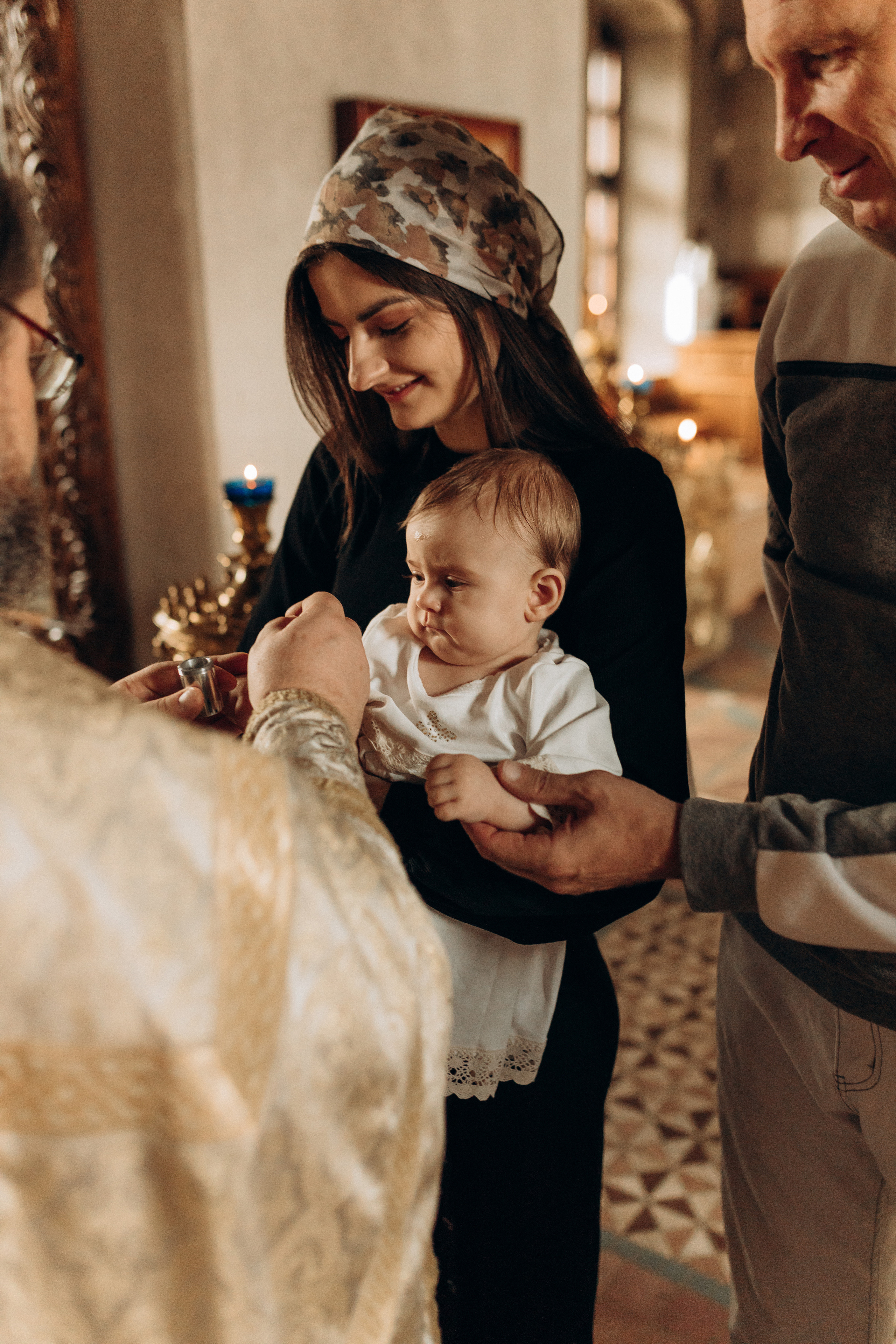 Крещение Софьи.Русиново. Семейный фотограф в Обнинске