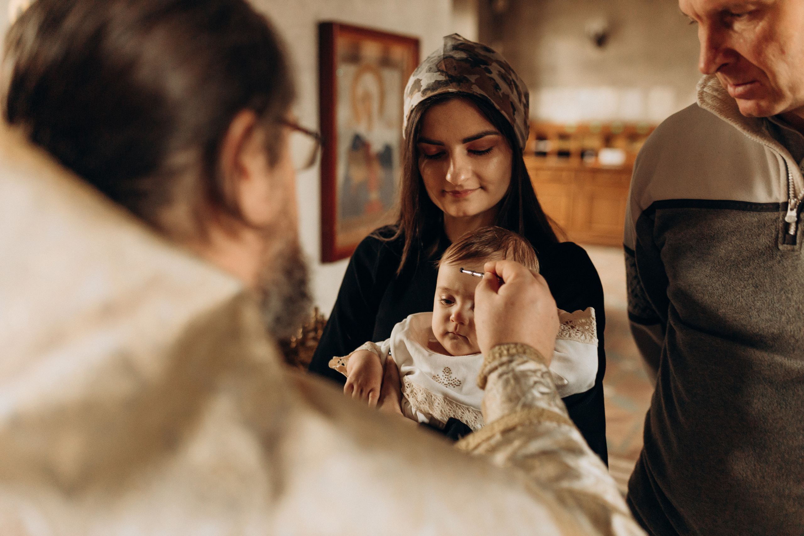 Крещение Софьи.Русиново. Семейный фотограф в Обнинске