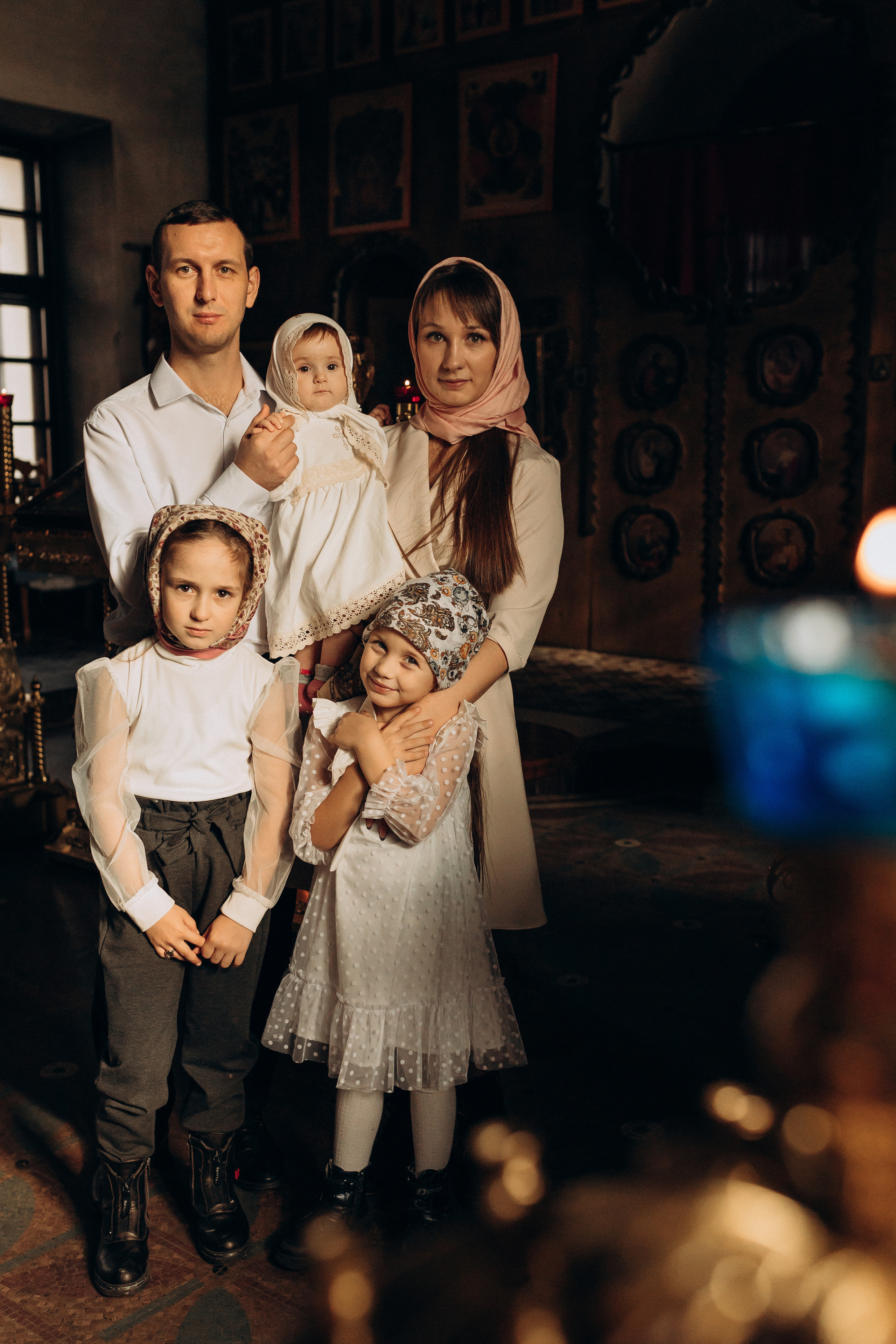 Крещение Софьи.Русиново. Семейный фотограф в Обнинске