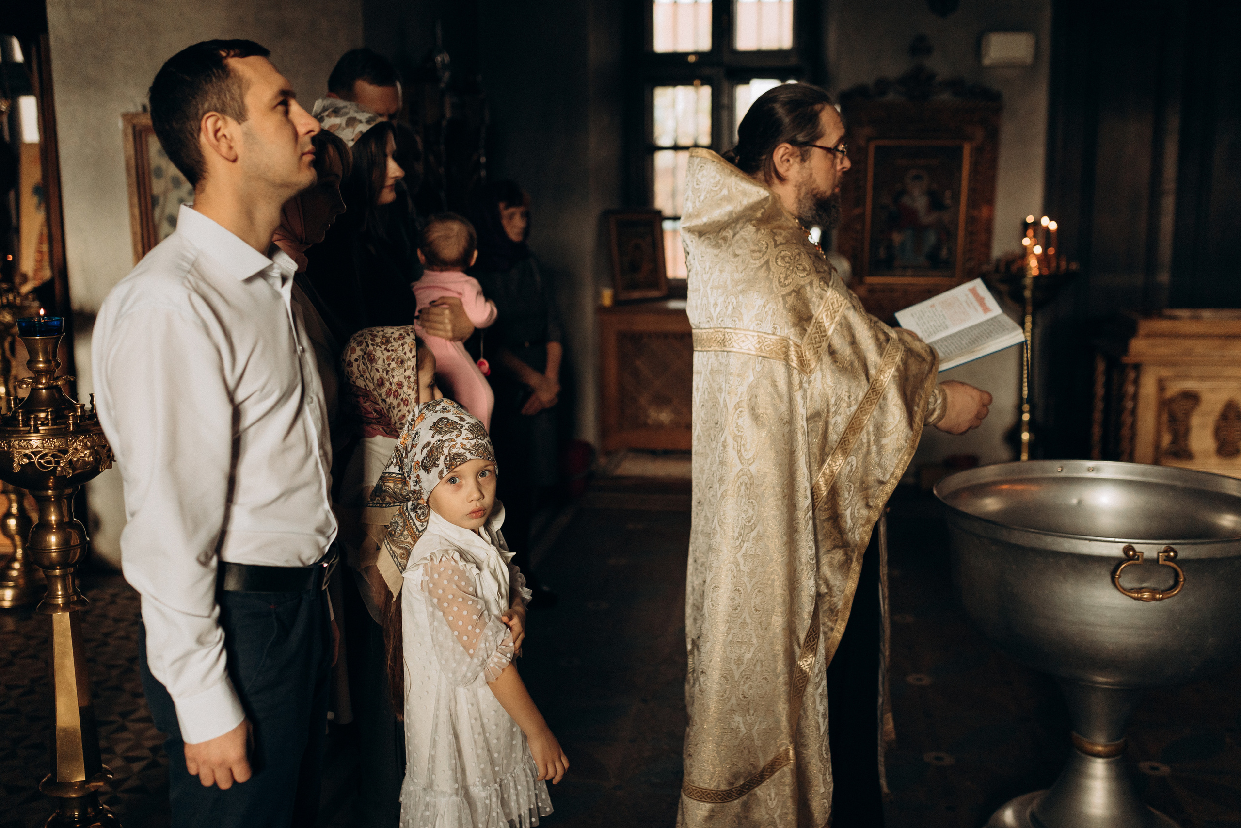 Крещение Софьи.Русиново. Семейный фотограф в Обнинске