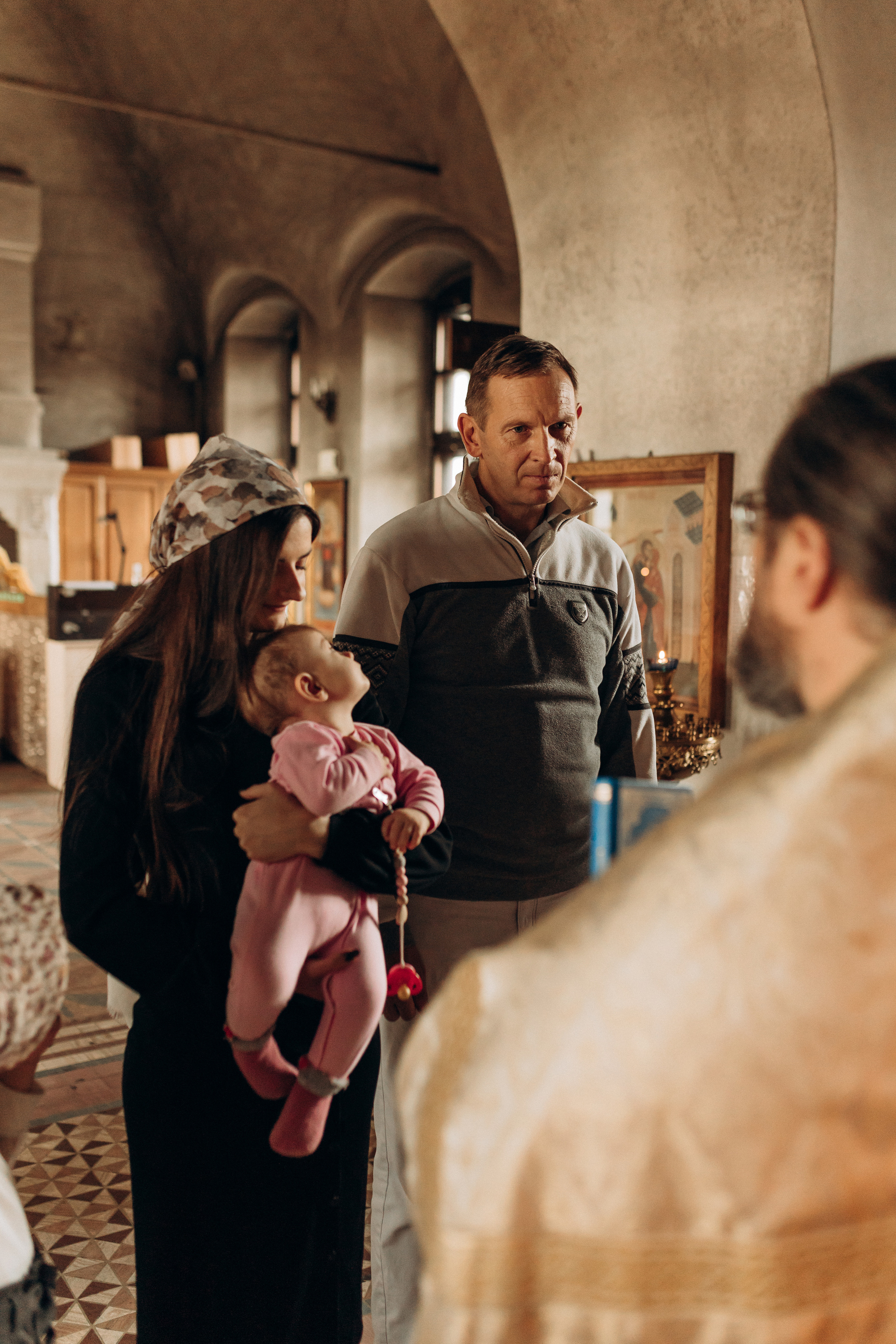 Крещение Софьи.Русиново. Семейный фотограф в Обнинске