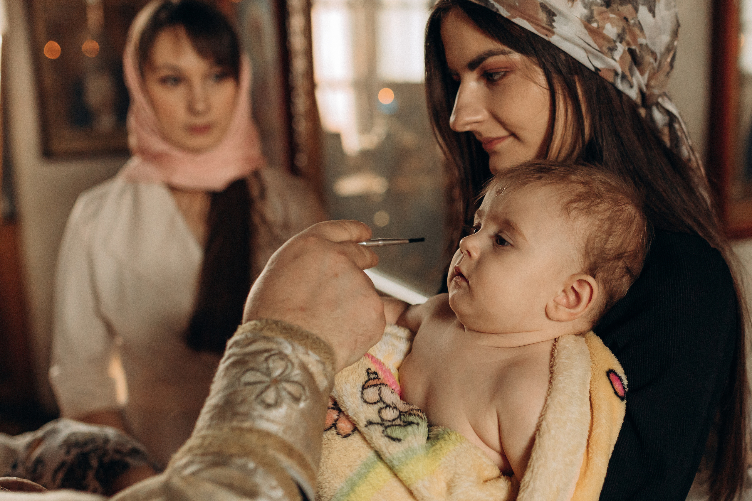 Крещение Софьи.Русиново. Семейный фотограф в Обнинске