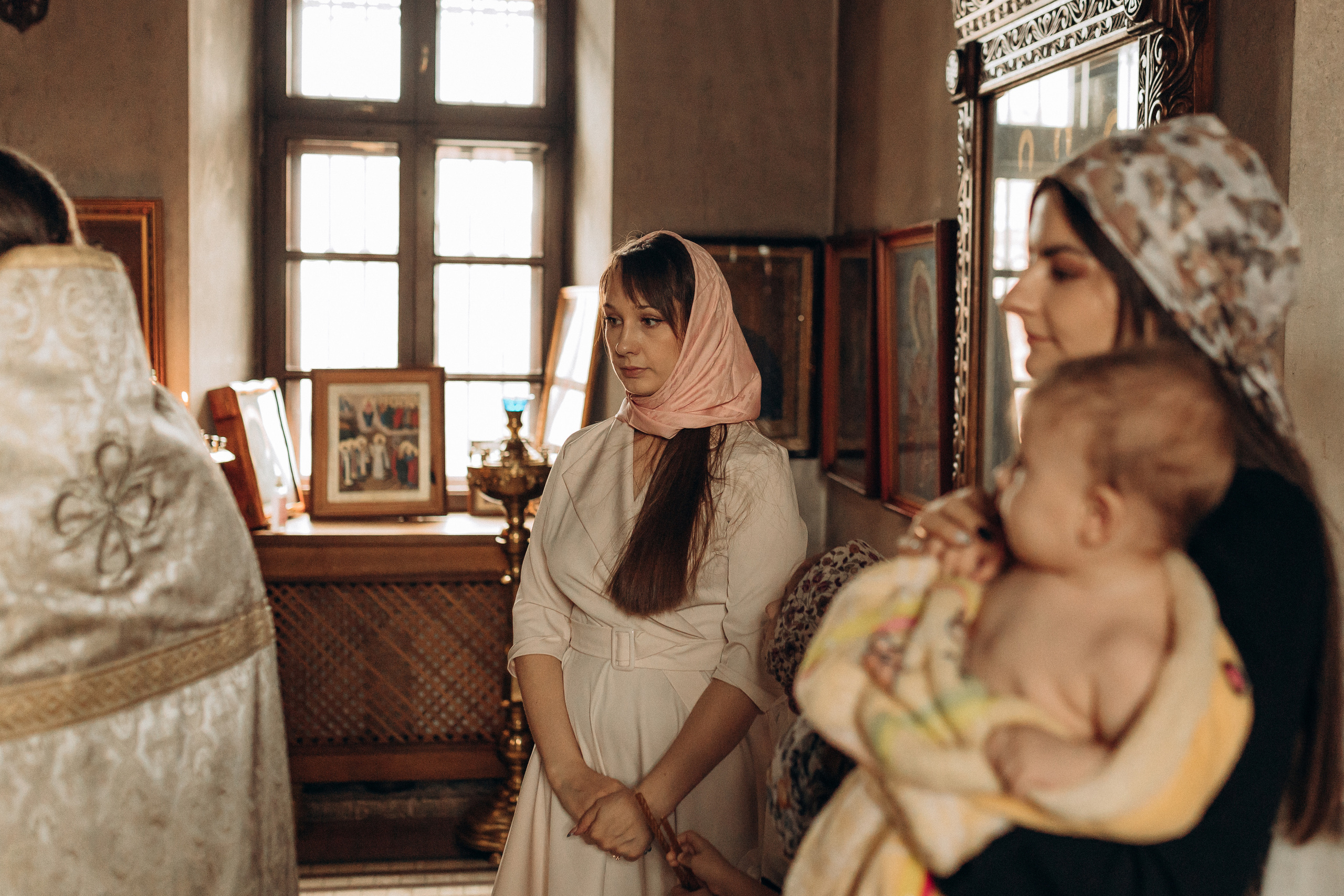 Крещение Софьи.Русиново. Семейный фотограф в Обнинске