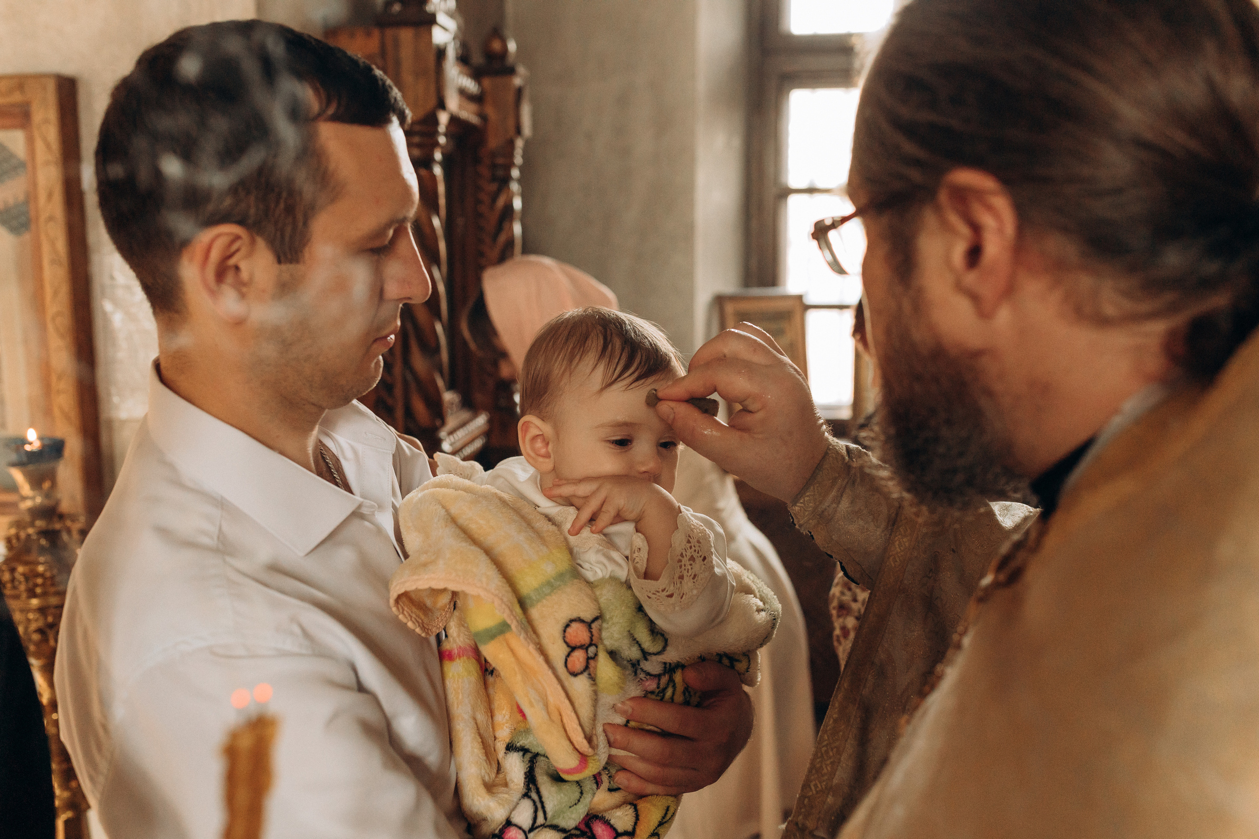 Крещение Софьи.Русиново. Семейный фотограф в Обнинске
