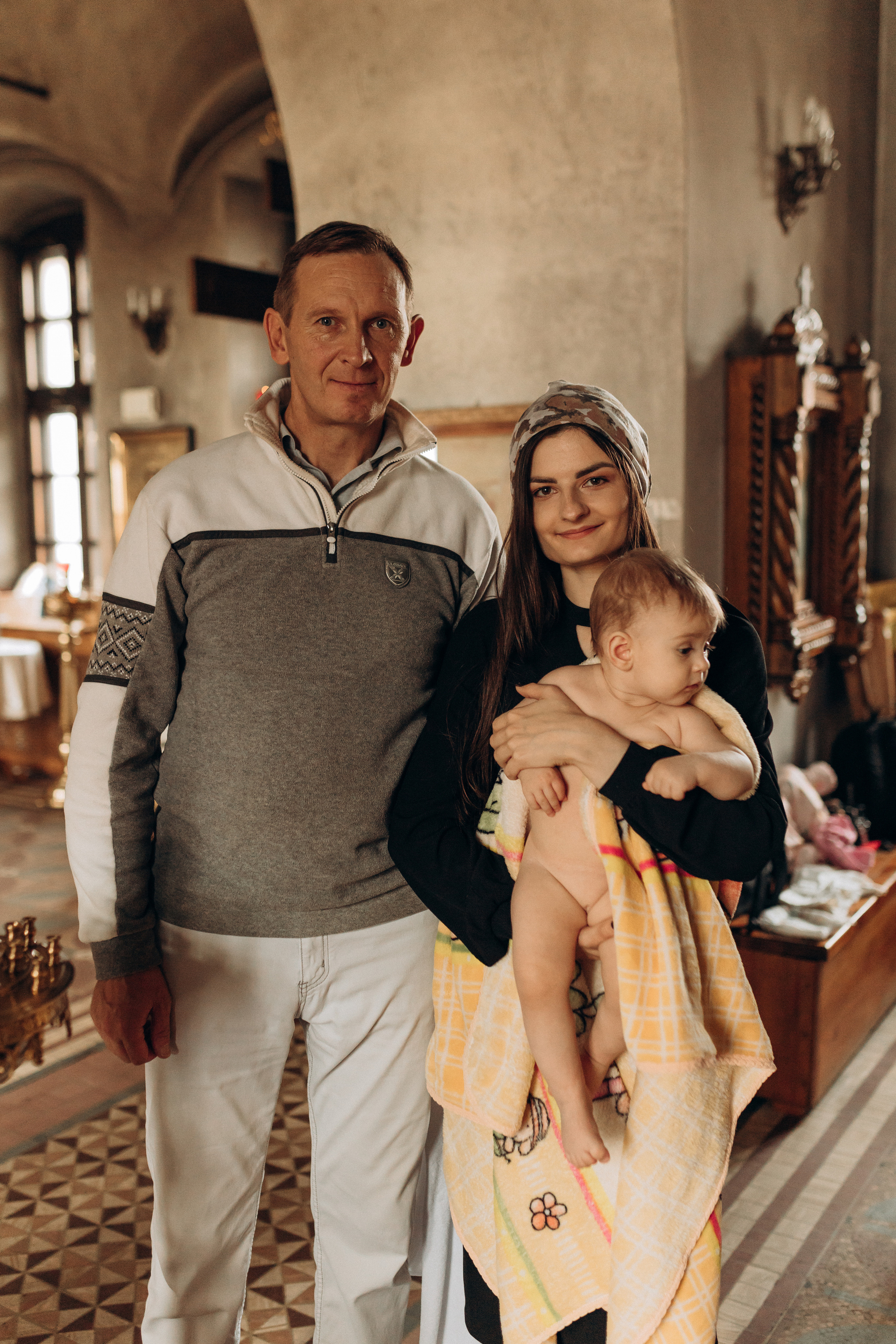 Крещение Софьи.Русиново. Семейный фотограф в Обнинске