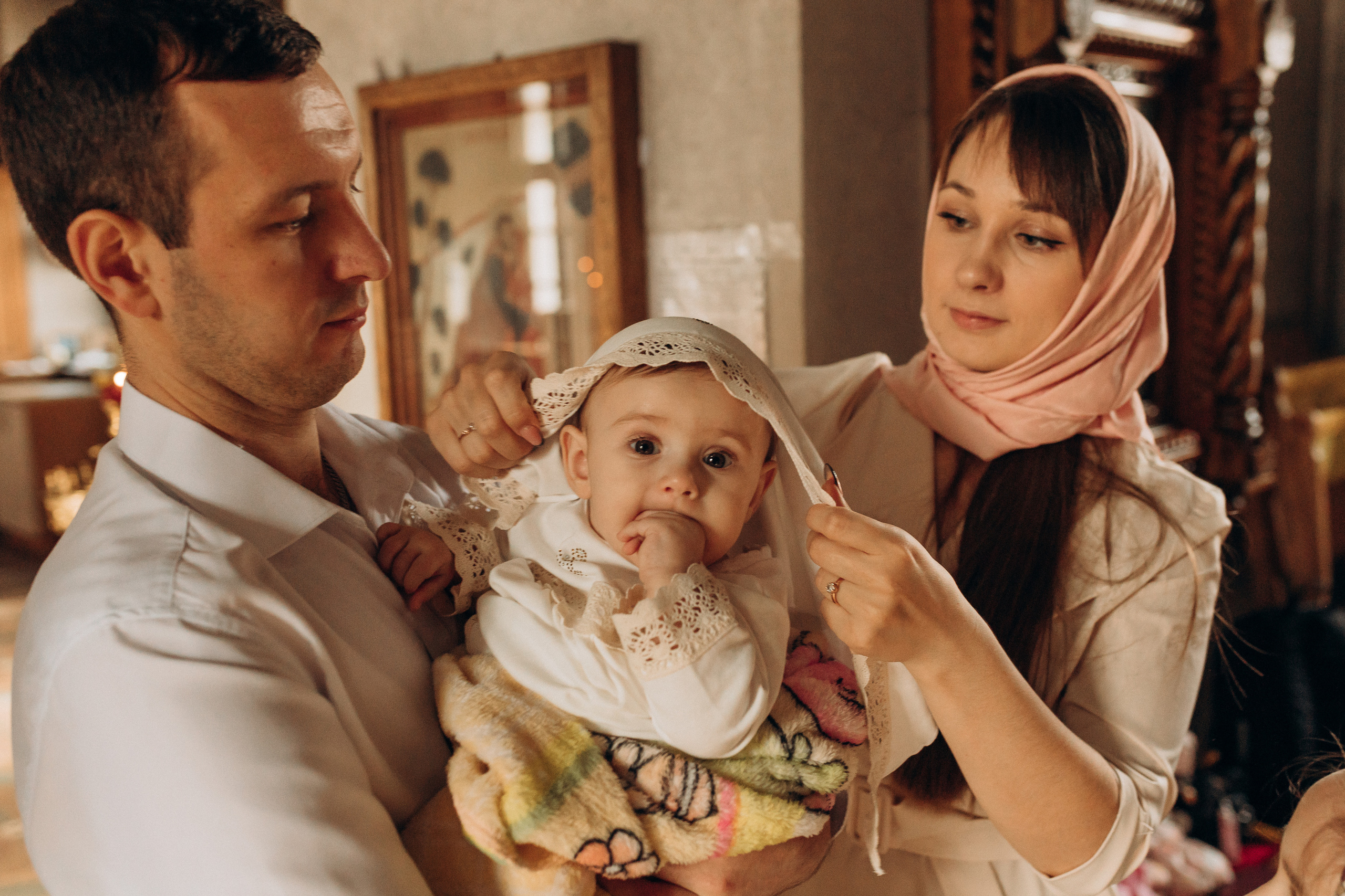 Крещение Софьи.Русиново. Семейный фотограф в Обнинске