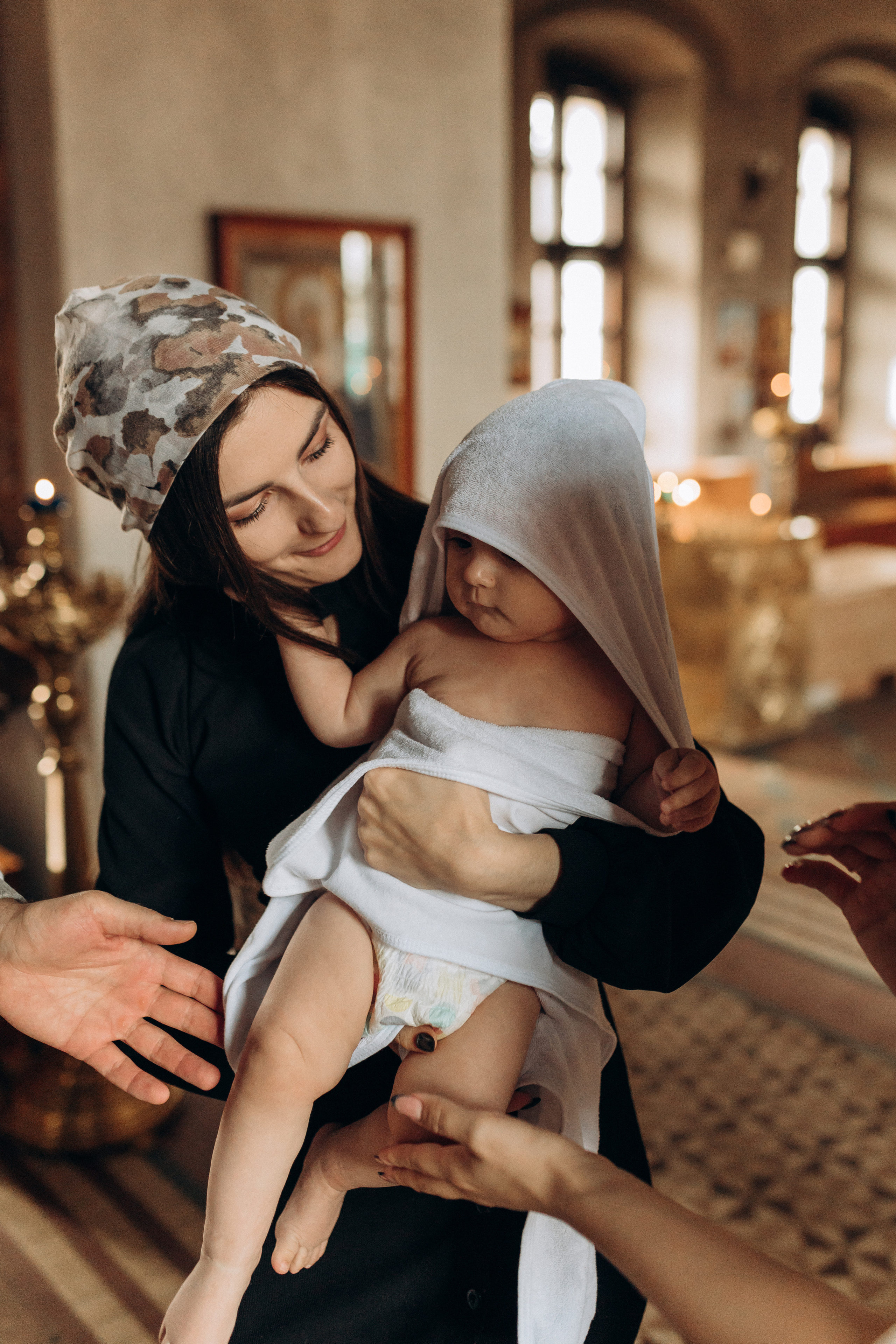 Крещение Софьи.Русиново. Семейный фотограф в Обнинске