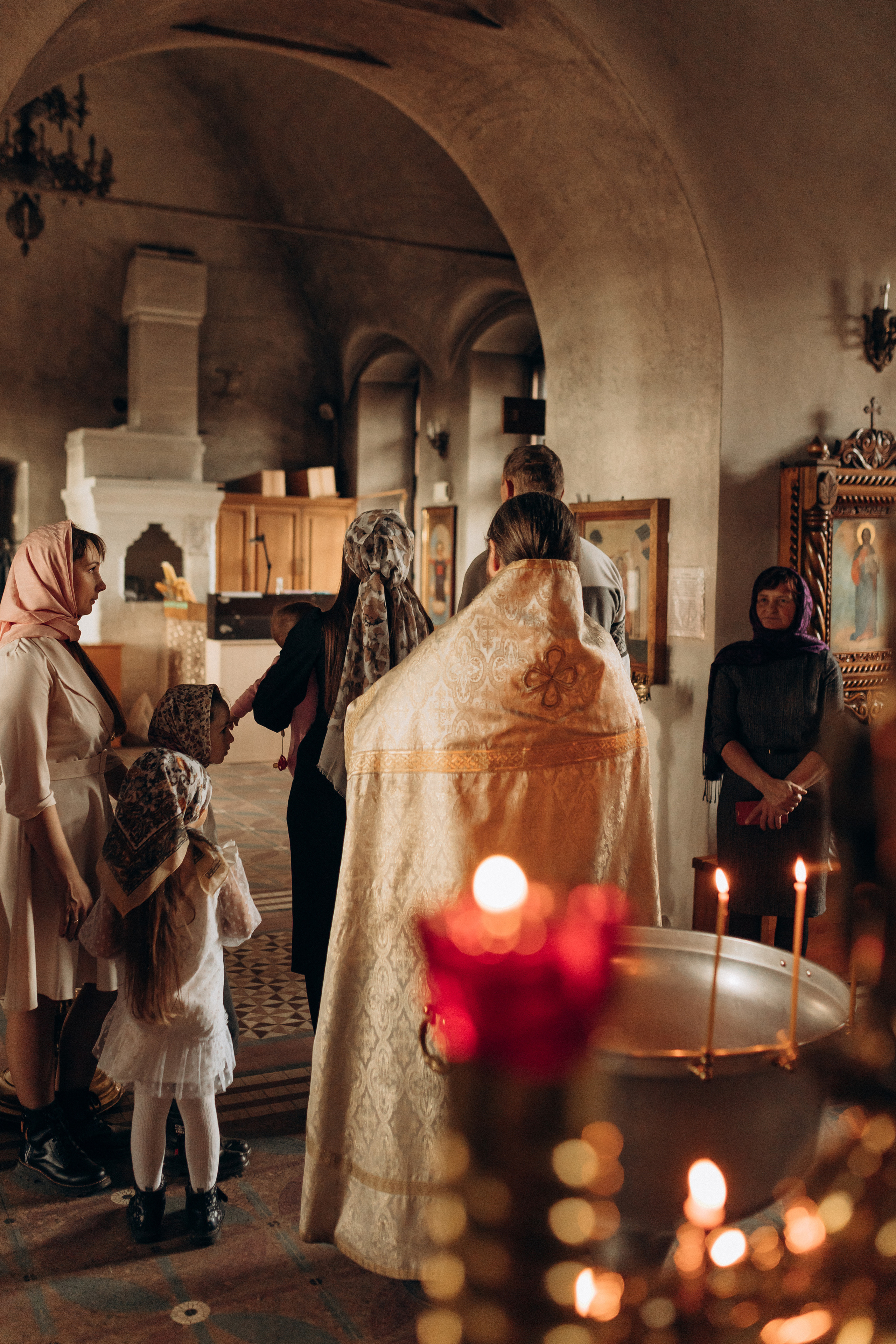 Крещение Софьи.Русиново. Семейный фотограф в Обнинске
