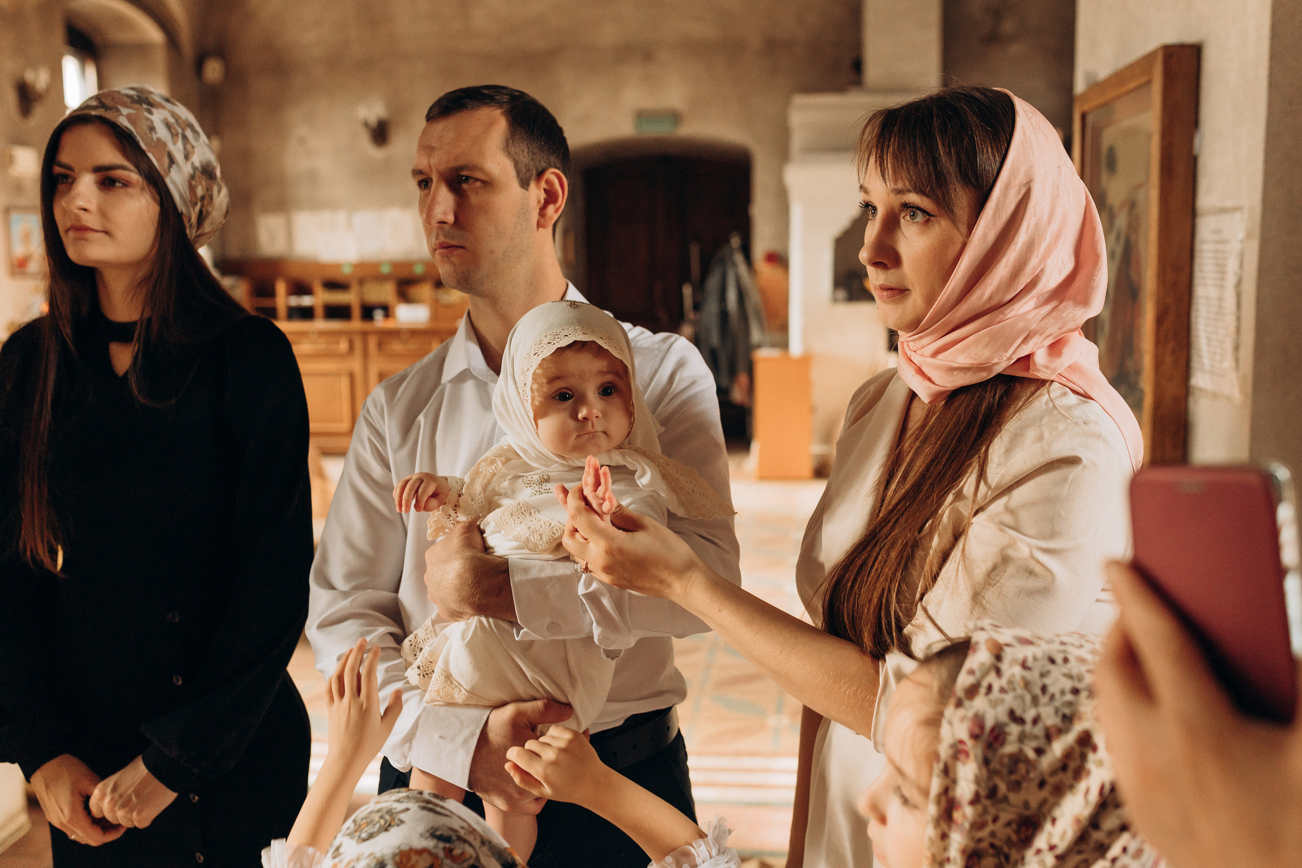 Крещение Софьи.Русиново. Семейный фотограф в Обнинске