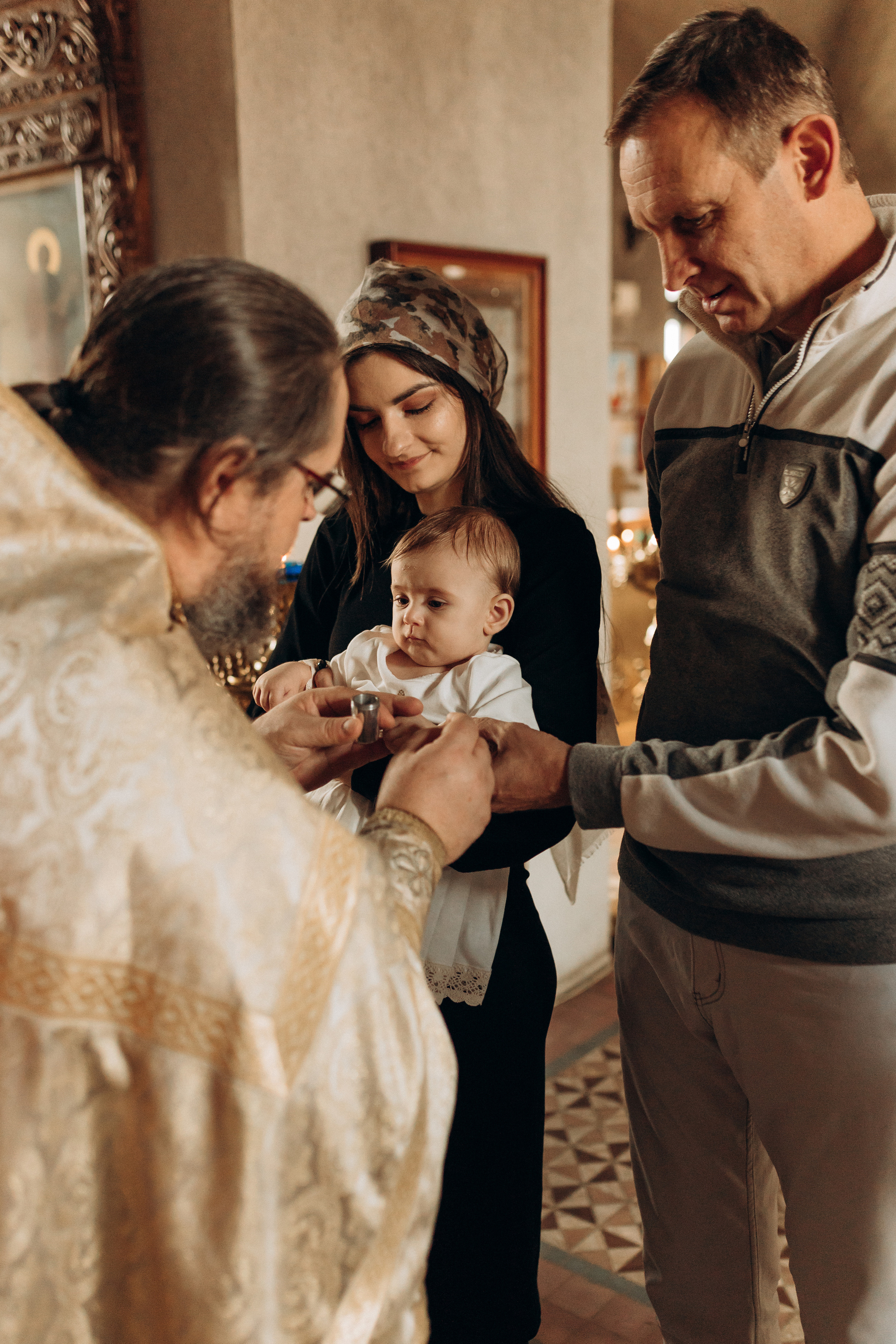 Крещение Софьи.Русиново. Семейный фотограф в Обнинске