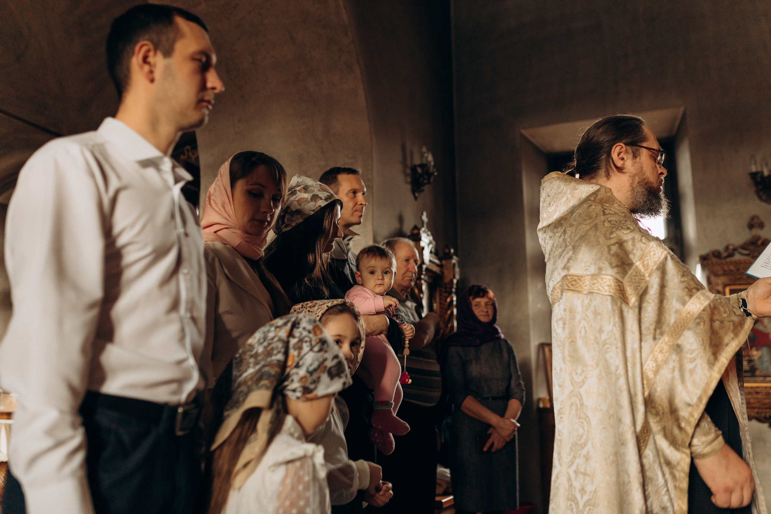 Крещение Софьи.Русиново. Семейный фотограф в Обнинске