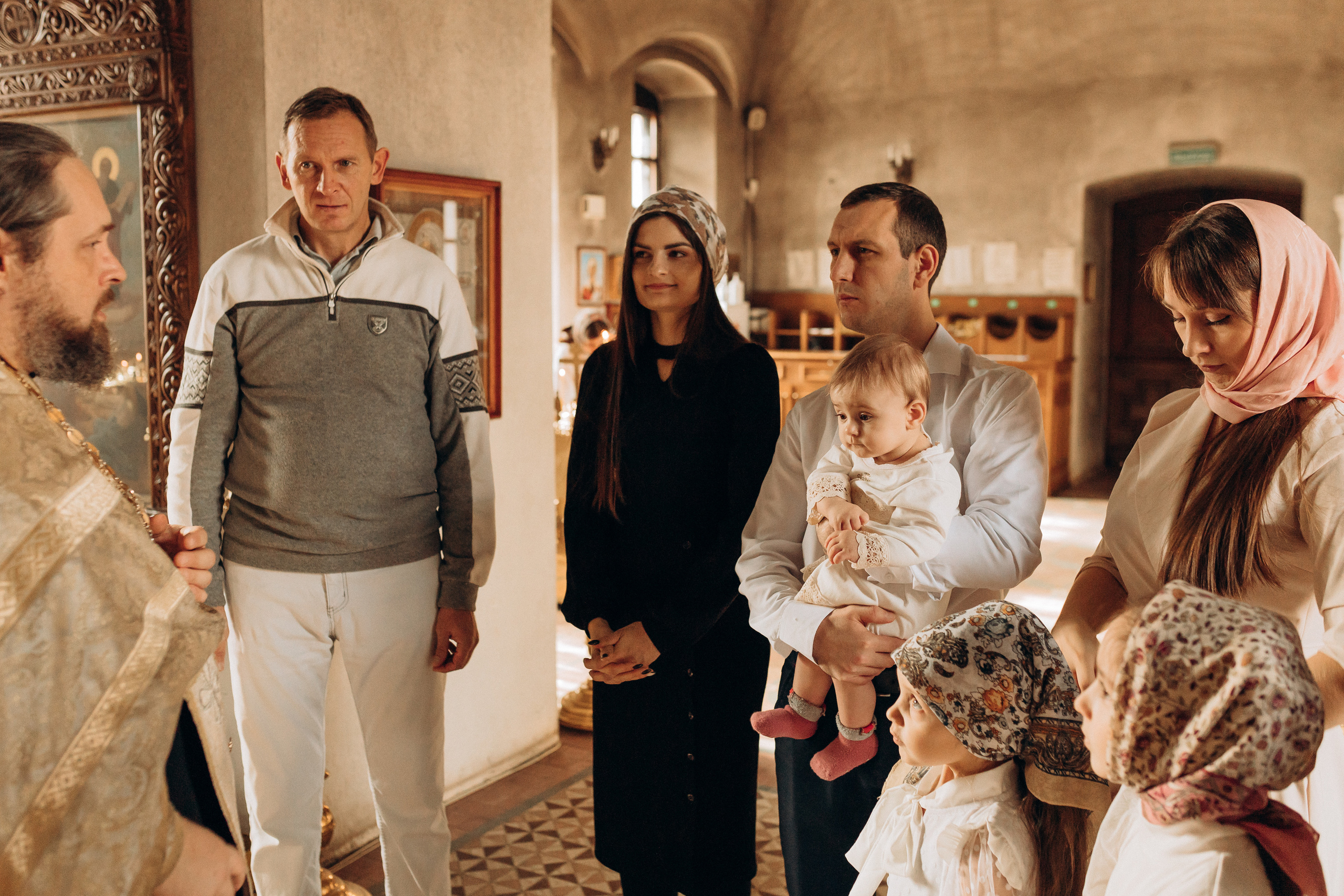 Крещение Софьи.Русиново. Семейный фотограф в Обнинске