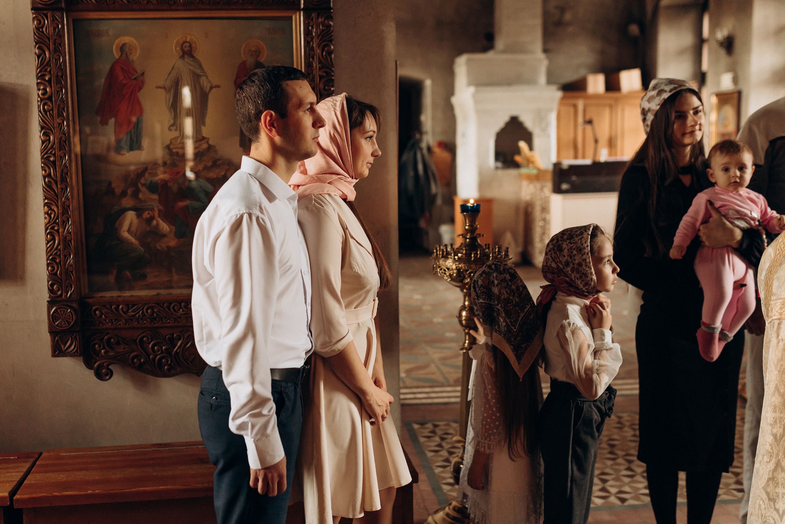 Крещение Софьи.Русиново. Семейный фотограф в Обнинске