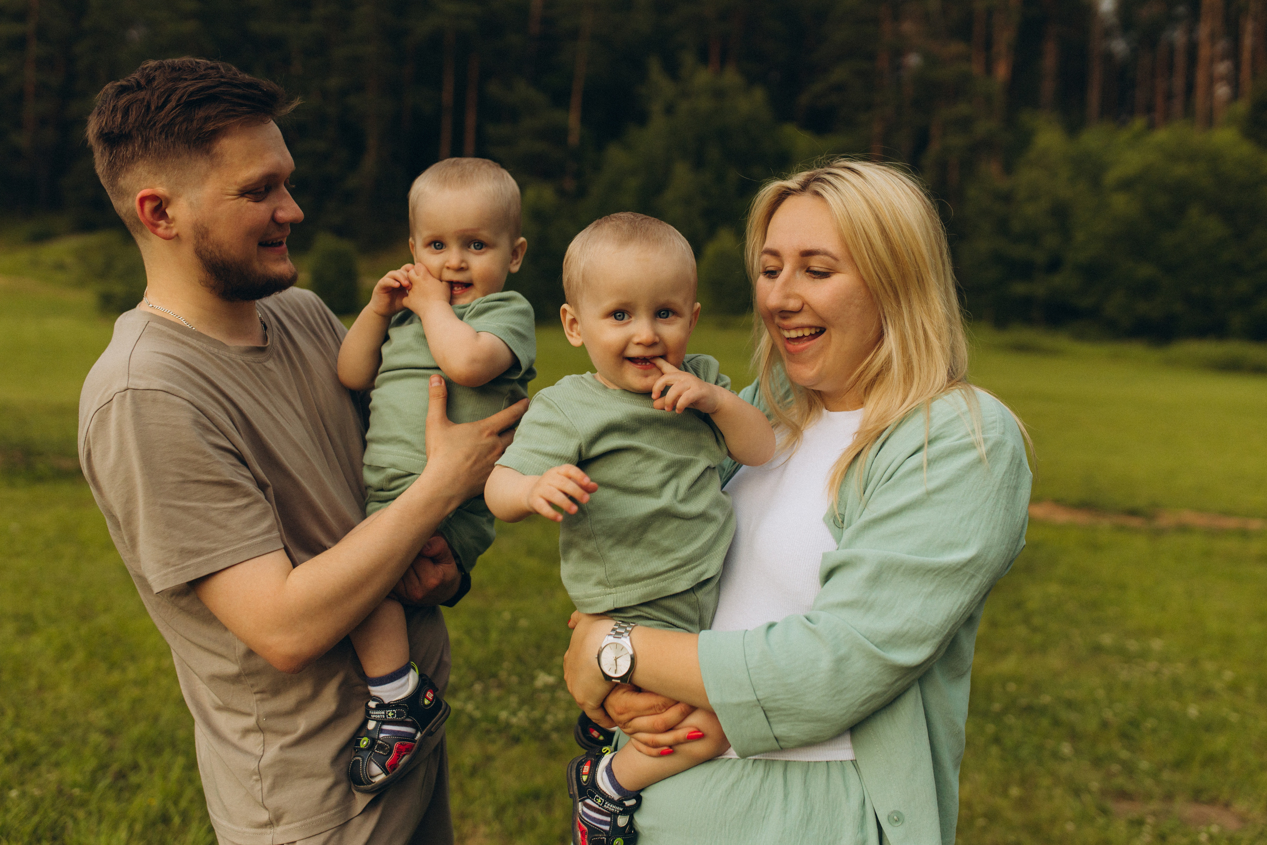 Близнецы. Семейный фотограф в Обнинске