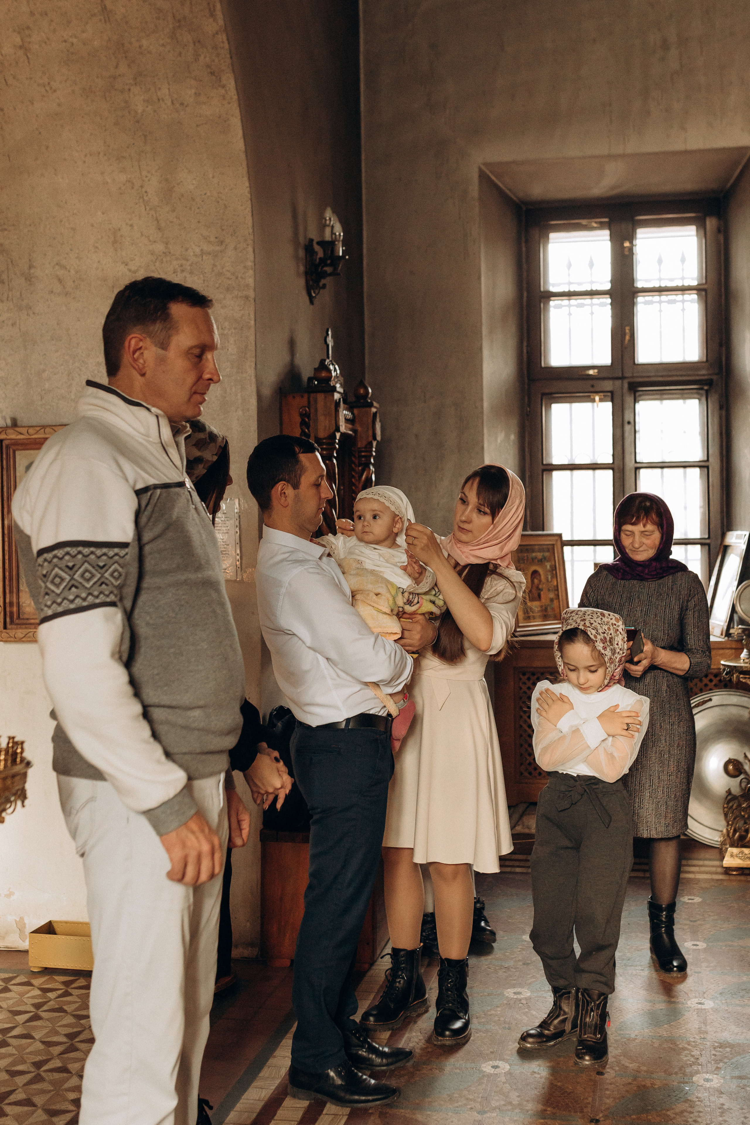 Крещение Софьи.Русиново. Семейный фотограф в Обнинске