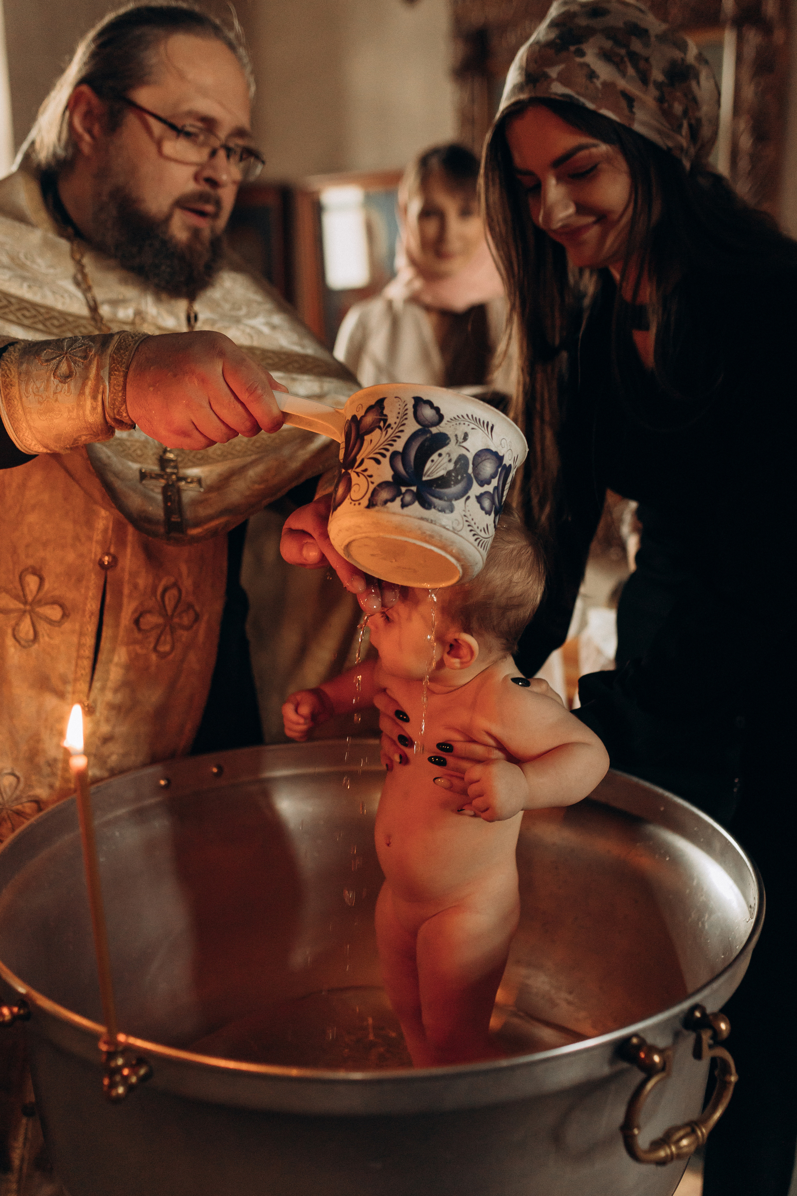 Крещение Софьи.Русиново. Семейный фотограф в Обнинске