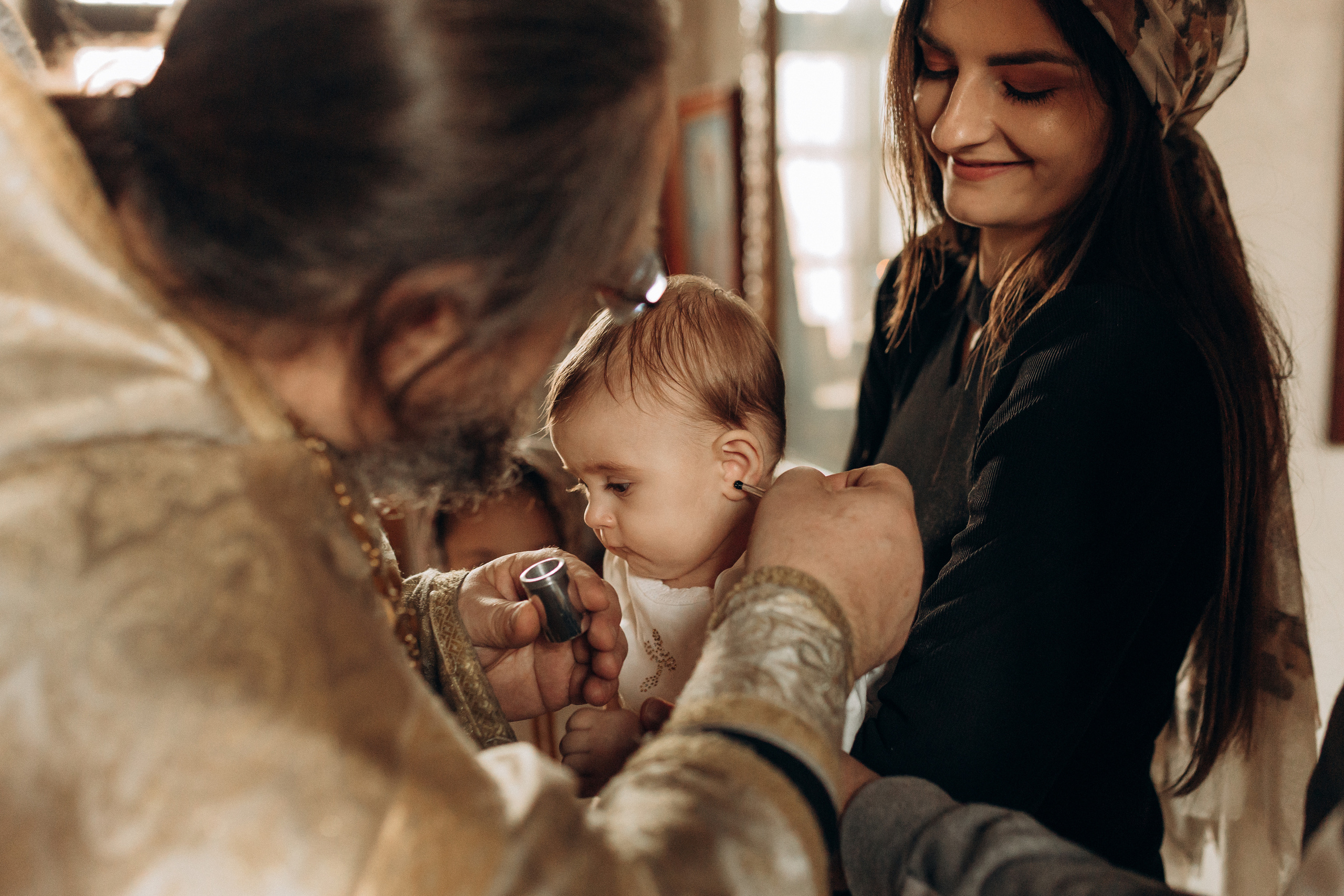 Крещение Софьи.Русиново. Семейный фотограф в Обнинске