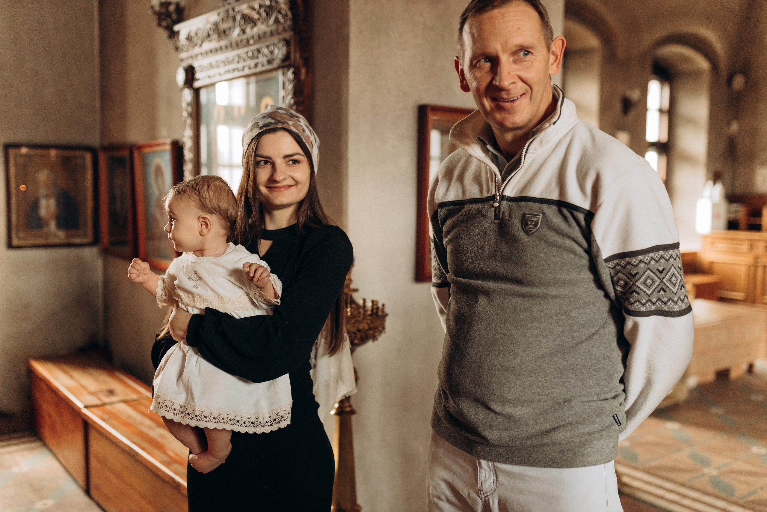 Крещение Софьи.Русиново. Семейный фотограф в Обнинске