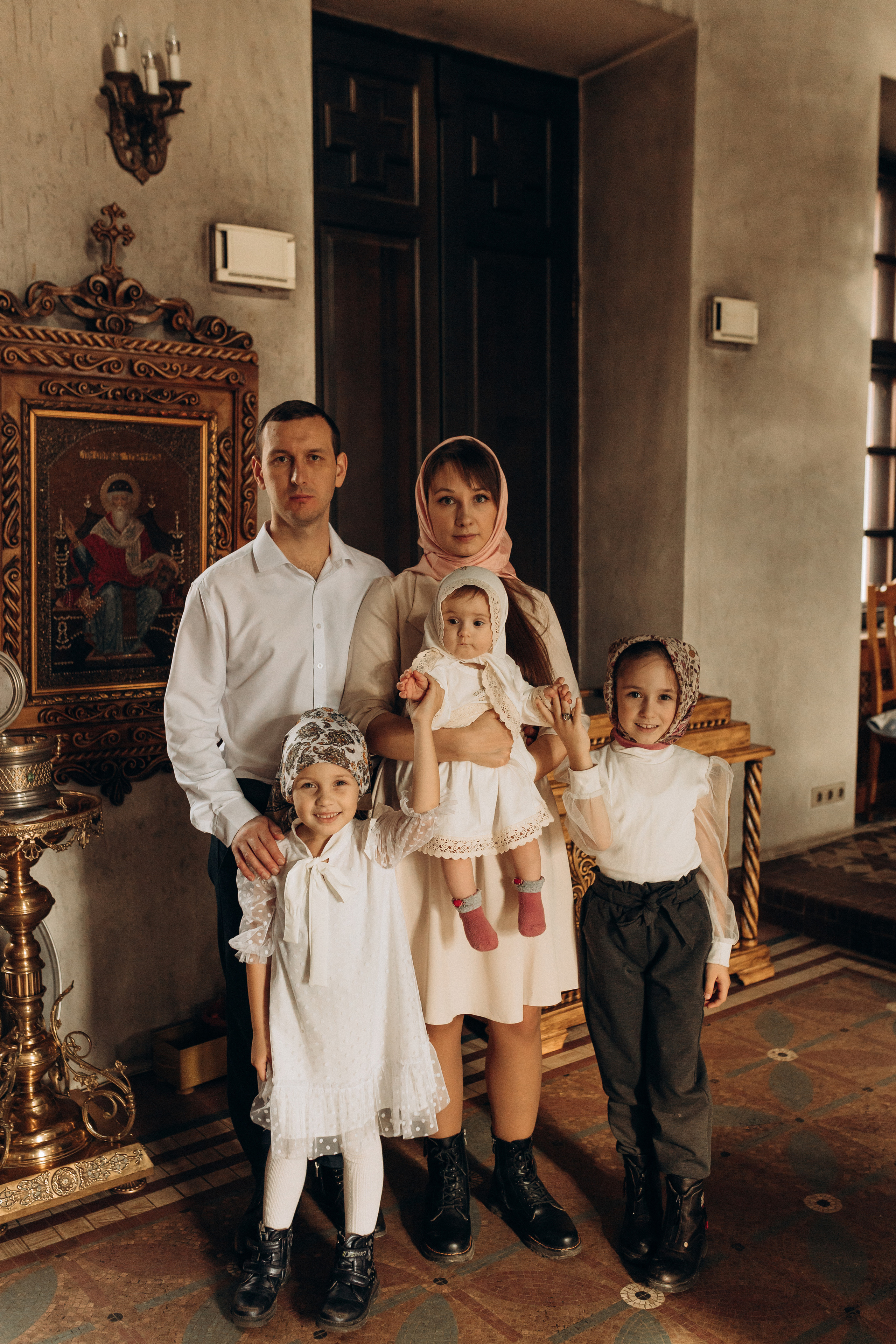 Крещение Софьи.Русиново. Семейный фотограф в Обнинске