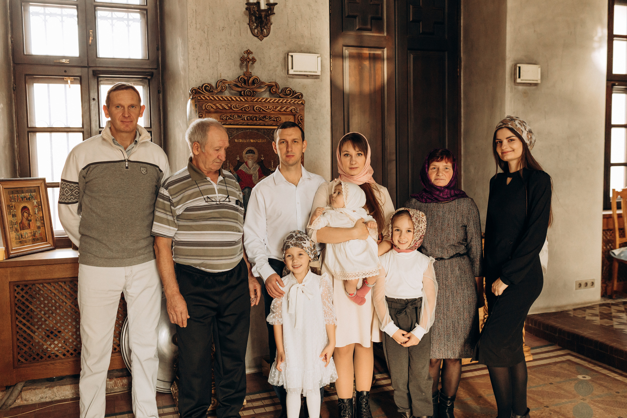 Крещение Софьи.Русиново. Семейный фотограф в Обнинске