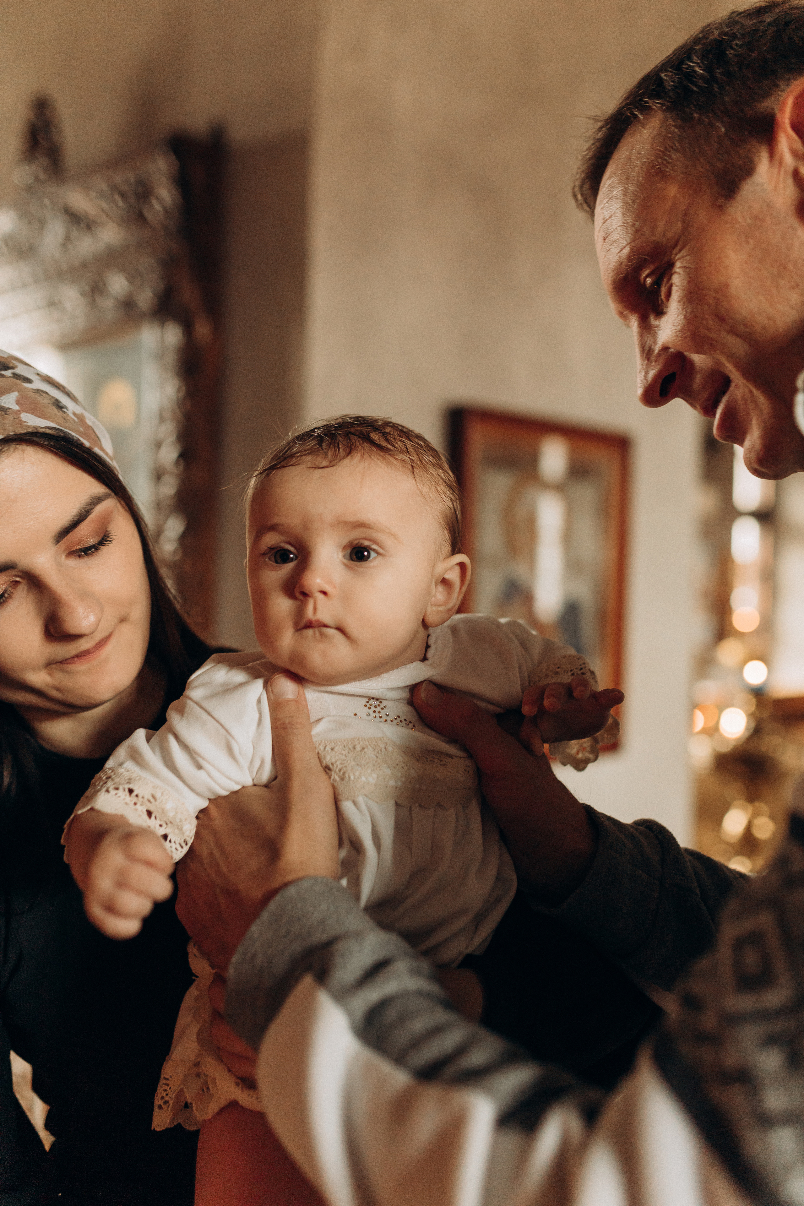Крещение Софьи.Русиново. Семейный фотограф в Обнинске