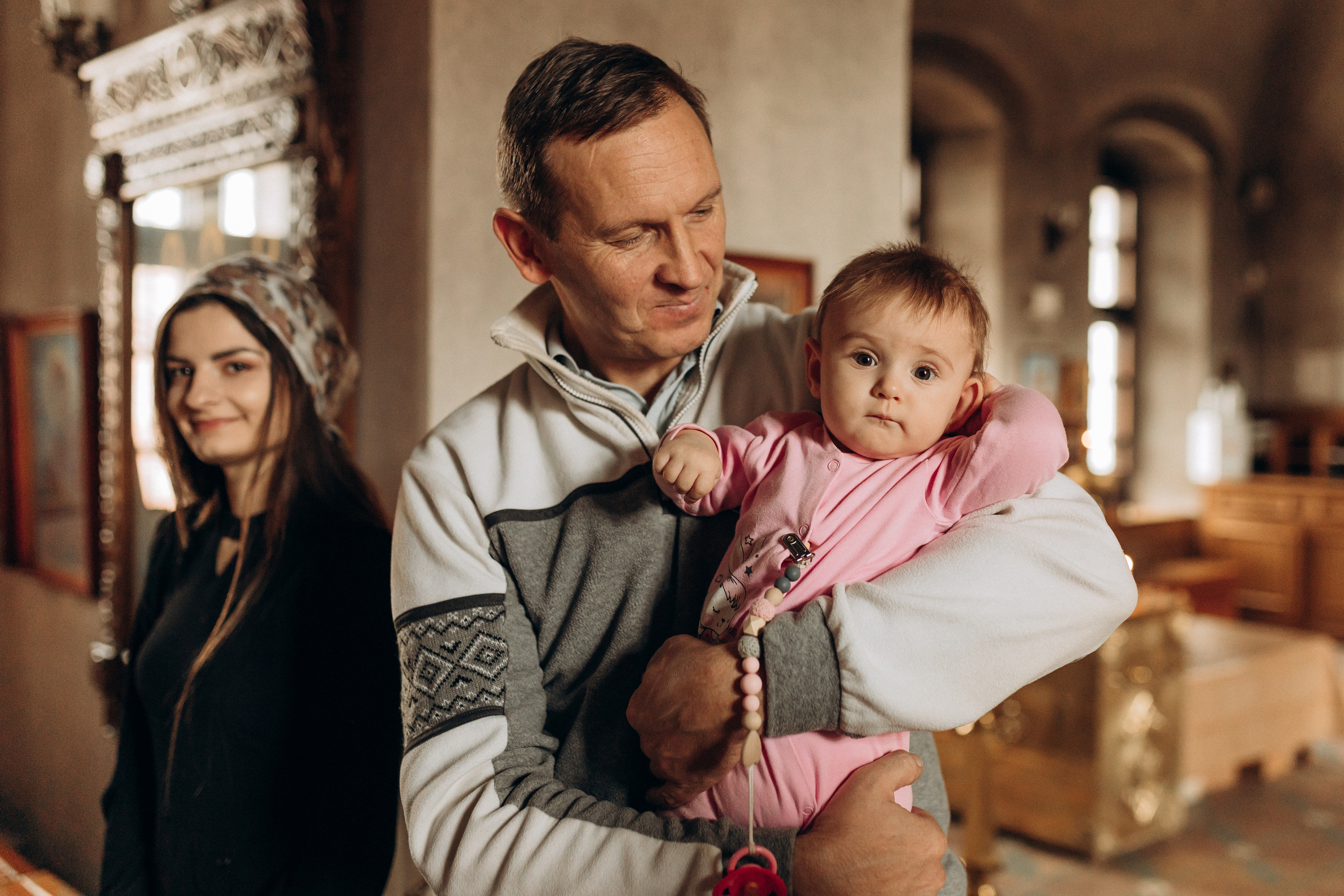 Крещение Софьи.Русиново. Семейный фотограф в Обнинске