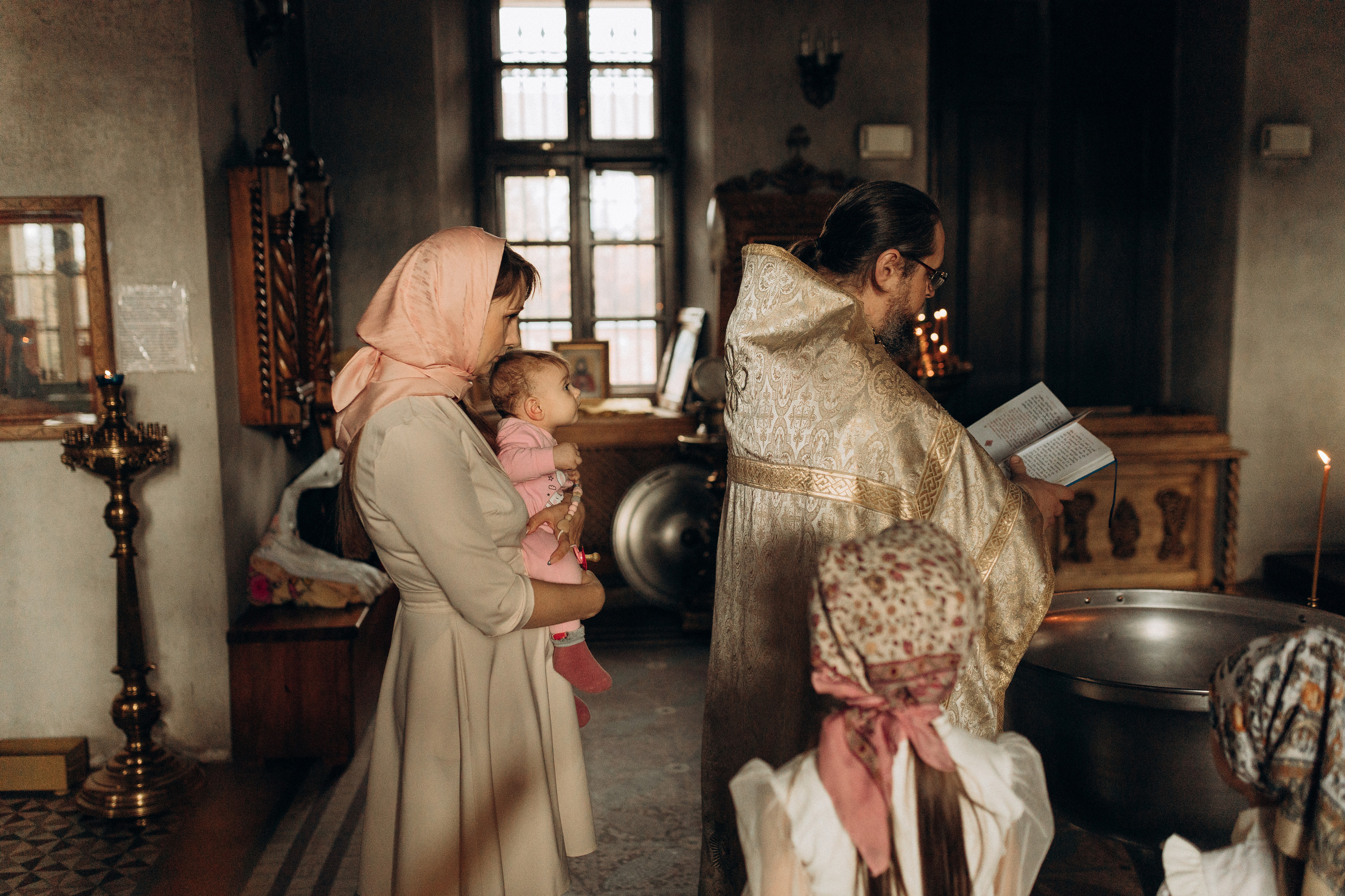 Крещение Софьи.Русиново. Семейный фотограф в Обнинске